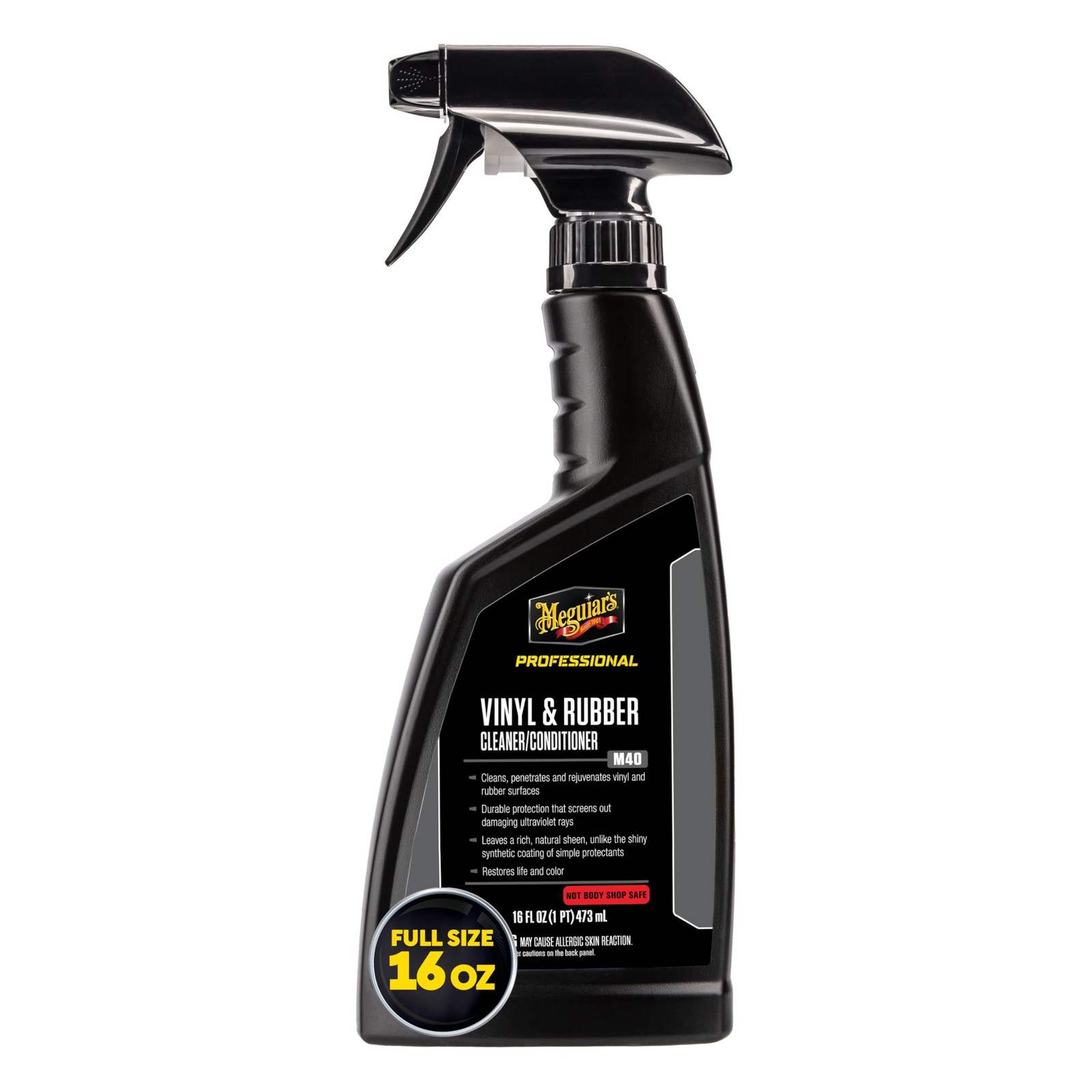 Meguiars M40 Vinyl And Rubber Cleaner Conditioner 16 Oz With Uv Protection