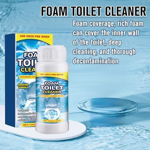 Foam Toilet Cleaner, 2025 NewToilet BowlCleaner, Advanced Toilet Cleaner for Hom