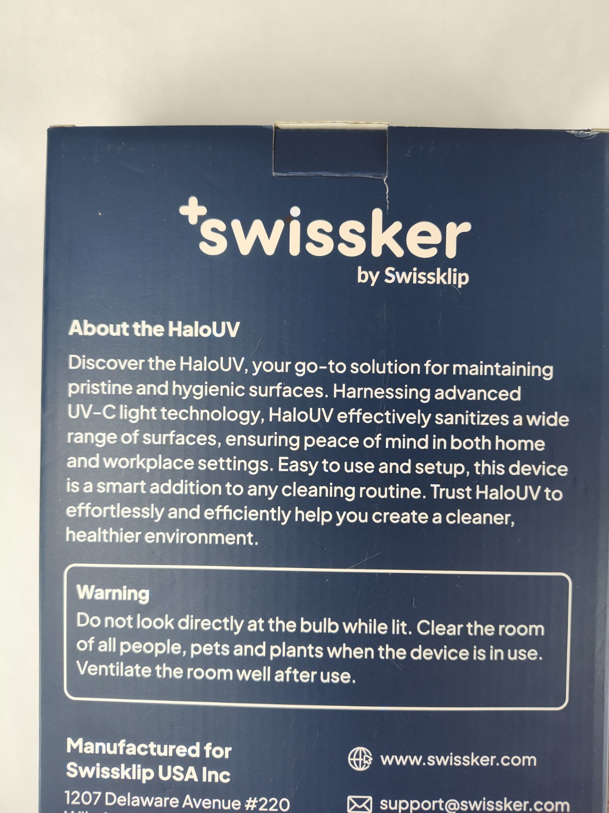 UV Sanitizer AntiBac – HaloUV Swissker by Swissklip UV-C Light Germ Killing