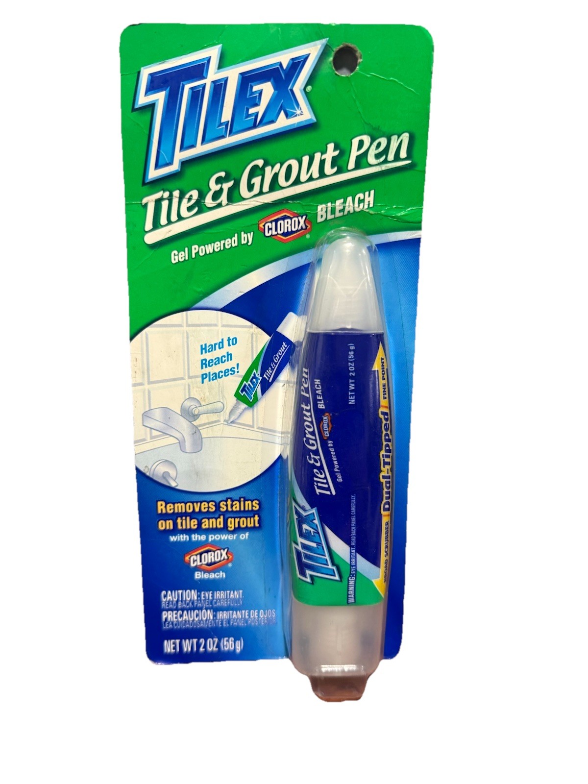 Tilex Tile & Grout Pen Removes Stains 2 oz Dual Tip Clorox Bleach.