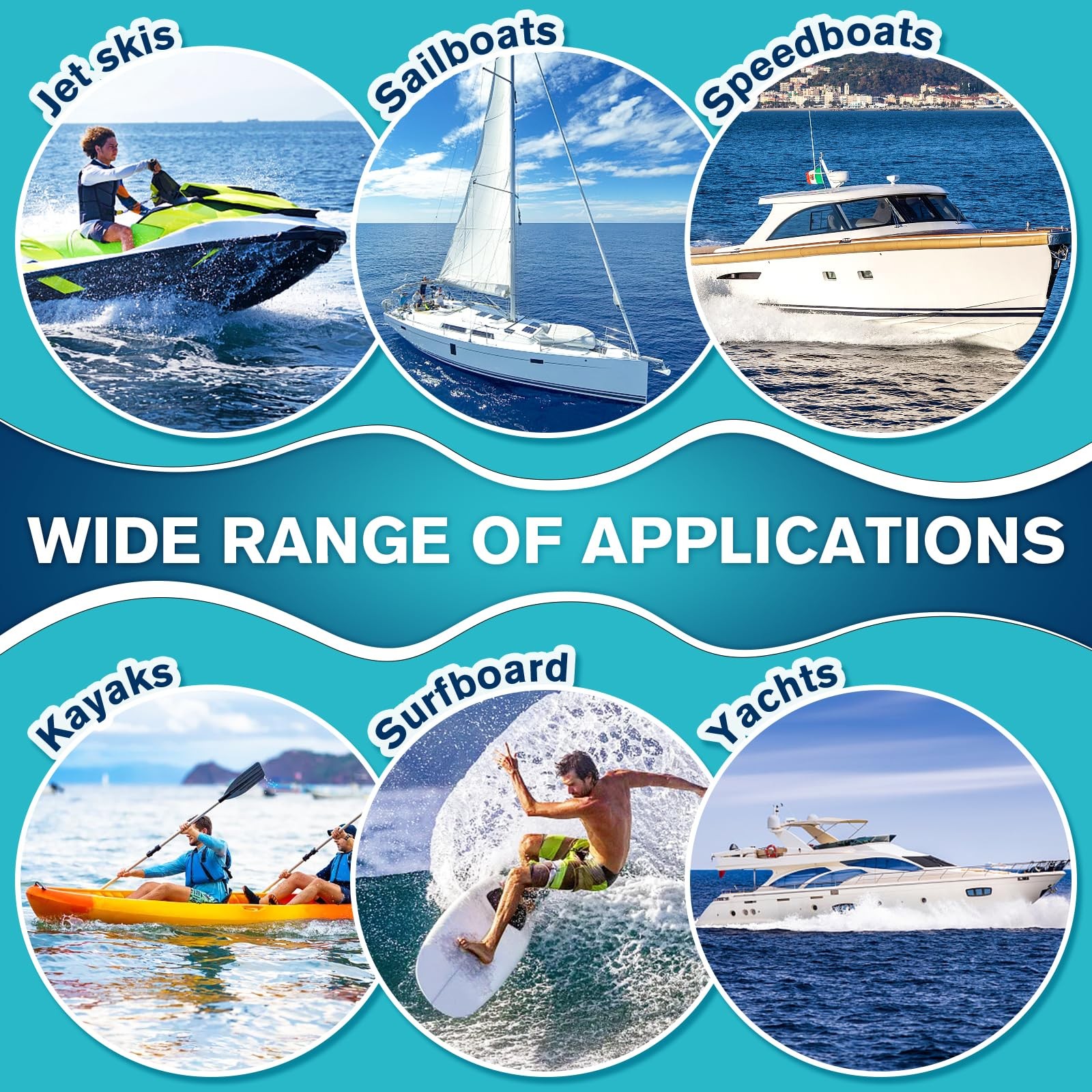 Fiberglass Boat Repair Kit – Marine-Grade Gel Coat Repair Kit for Boats Fiber…