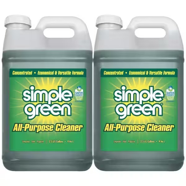 2 Pack Simple Green 2.5 Gal. All-Purpose Cleaner Concentrated Formula Sassafras