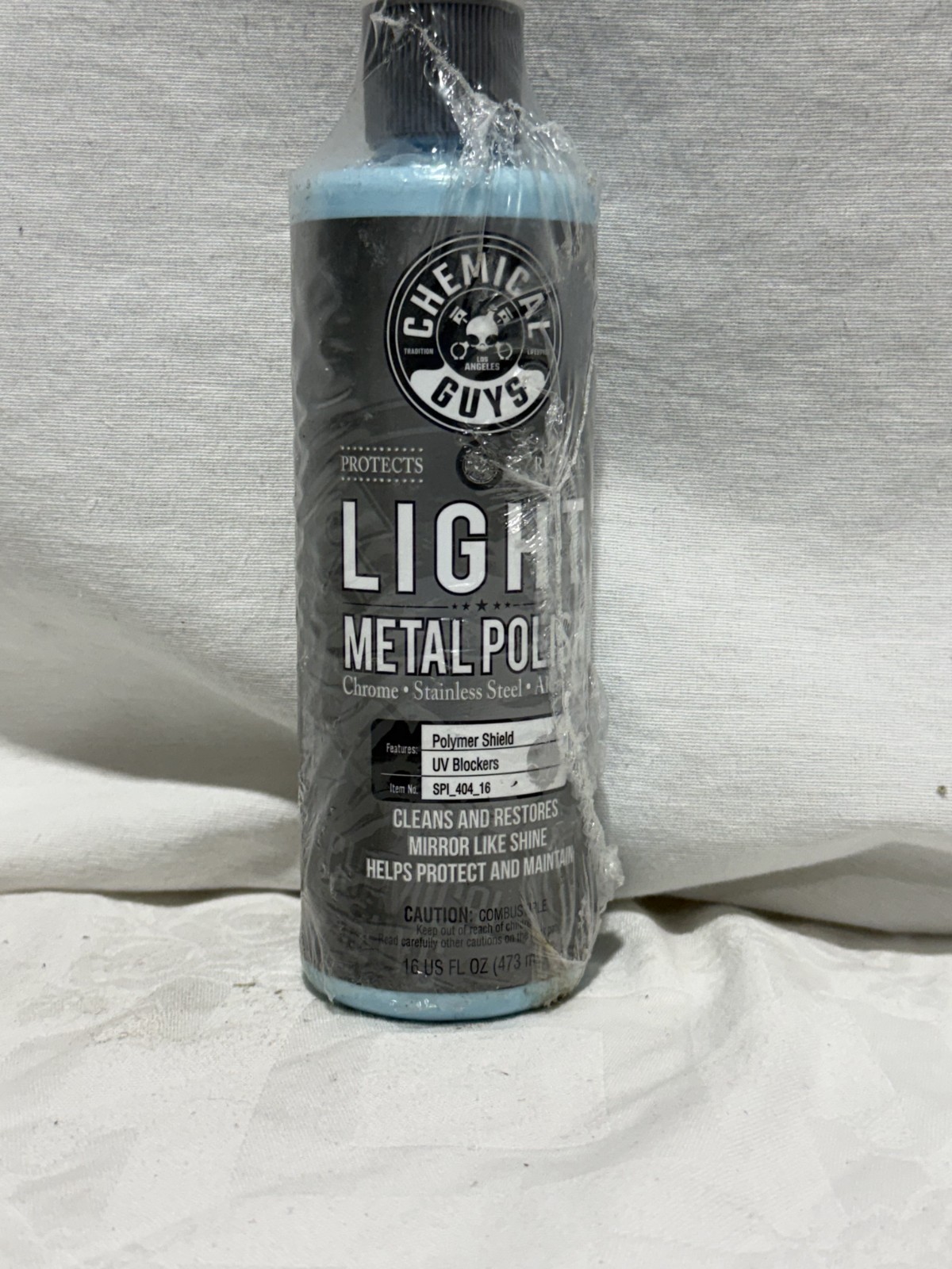 Light Metal Polish (Works on Chrome, Stainless Steel, Aluminum & More), 16 fl oz