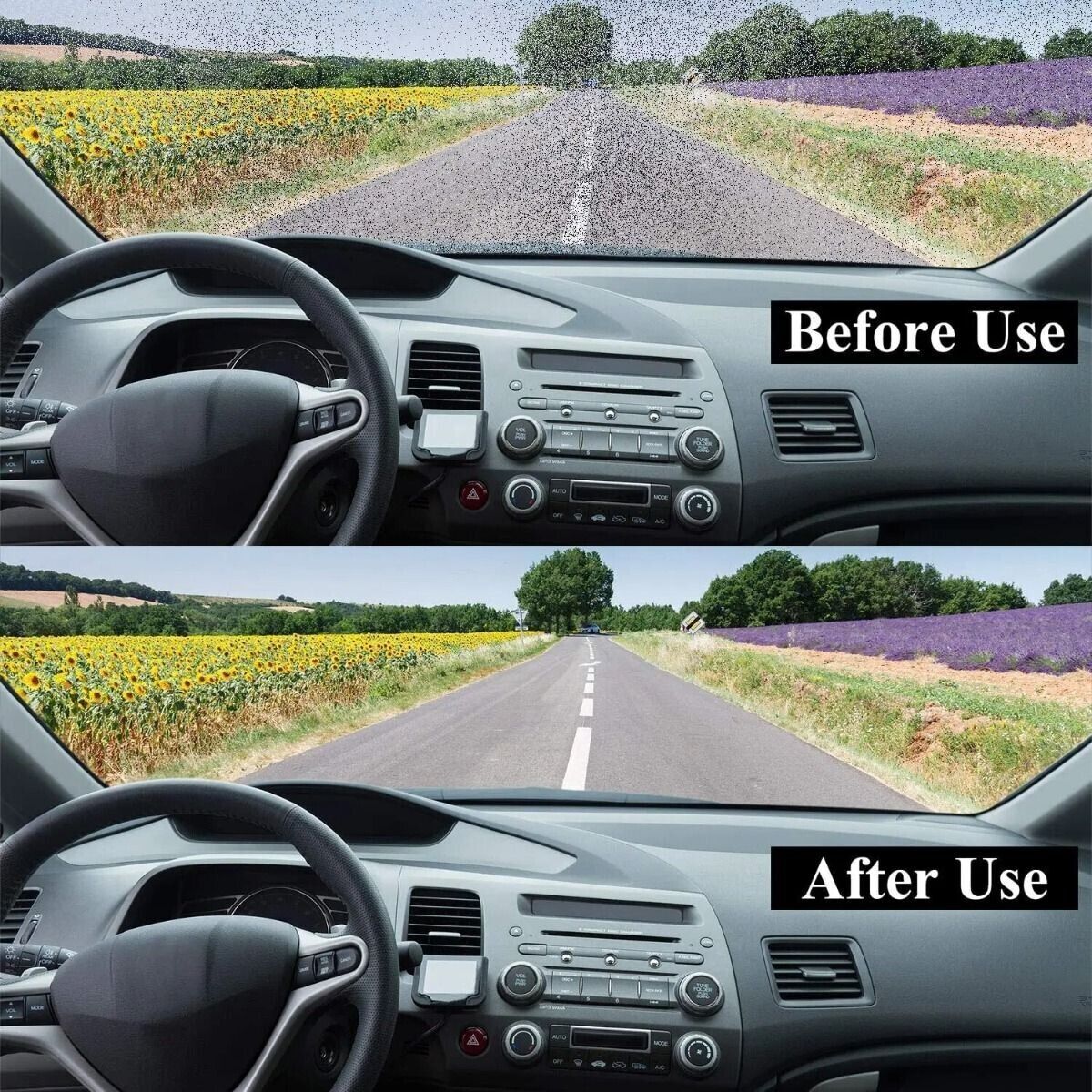 Car Windshield Cleaner Keep Your Windshield Crystal Clear for On-the-Go Cleaning