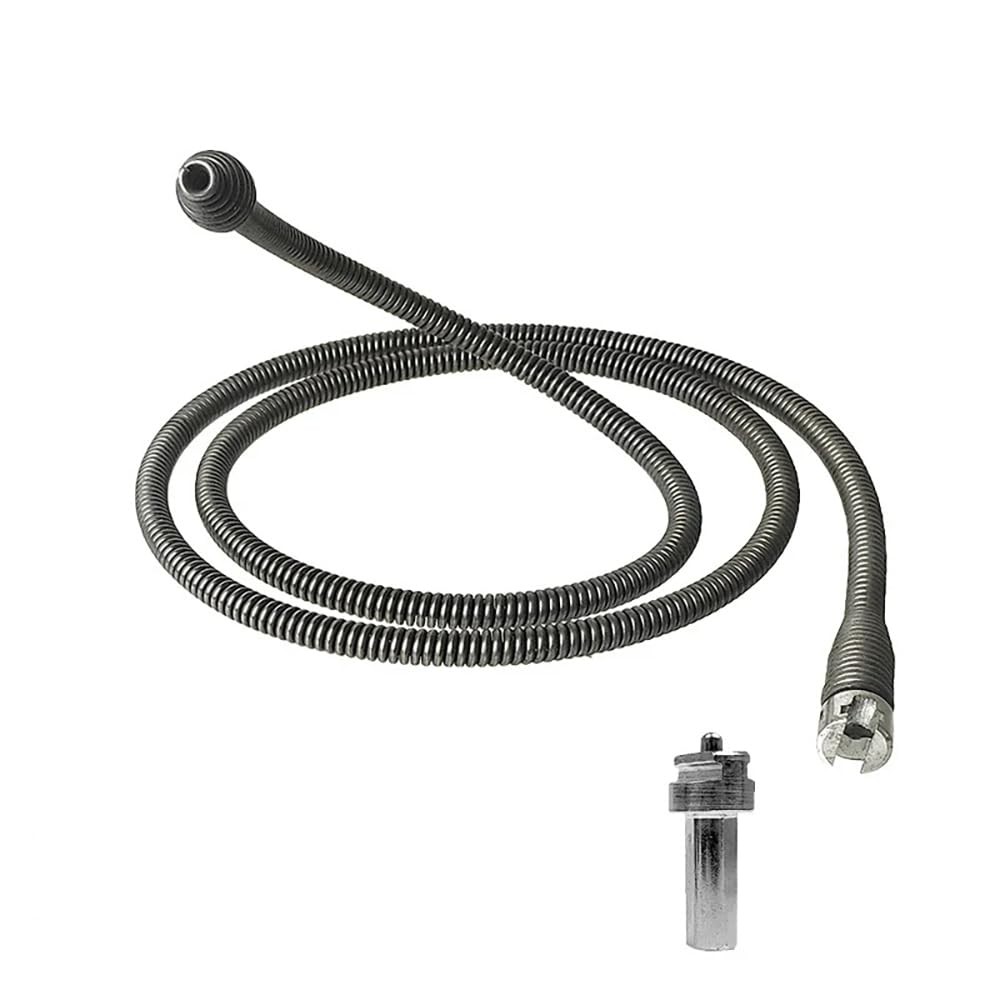 6.5FT (1.5M) Heavy Duty Deep Reach Drain Snake, No Plumber Needed Navigates U…