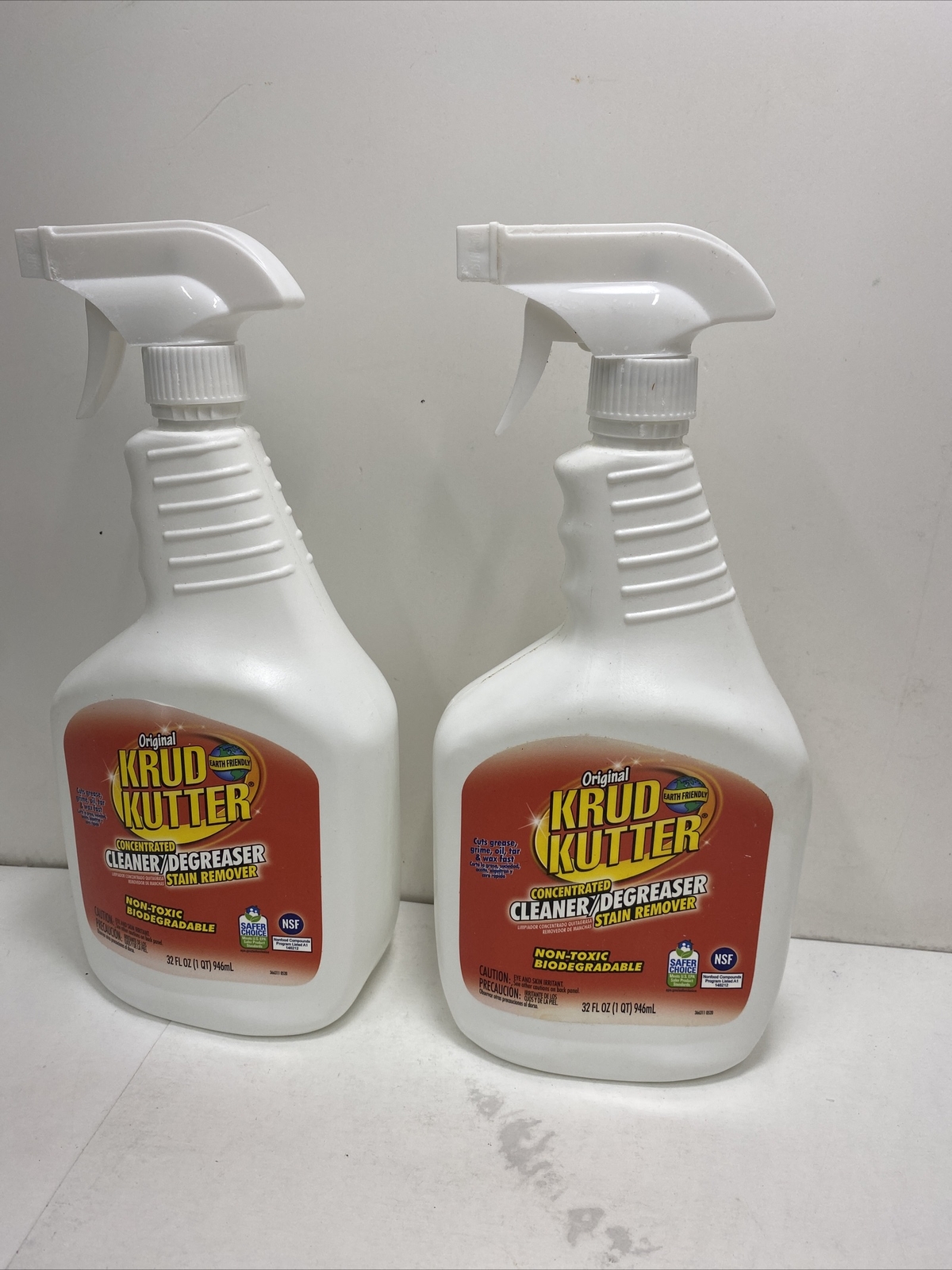 2pk Krud Kutter Kk326 Liquid 32 Oz. Cleaner And Degreaser, Trigger Spray Bottle