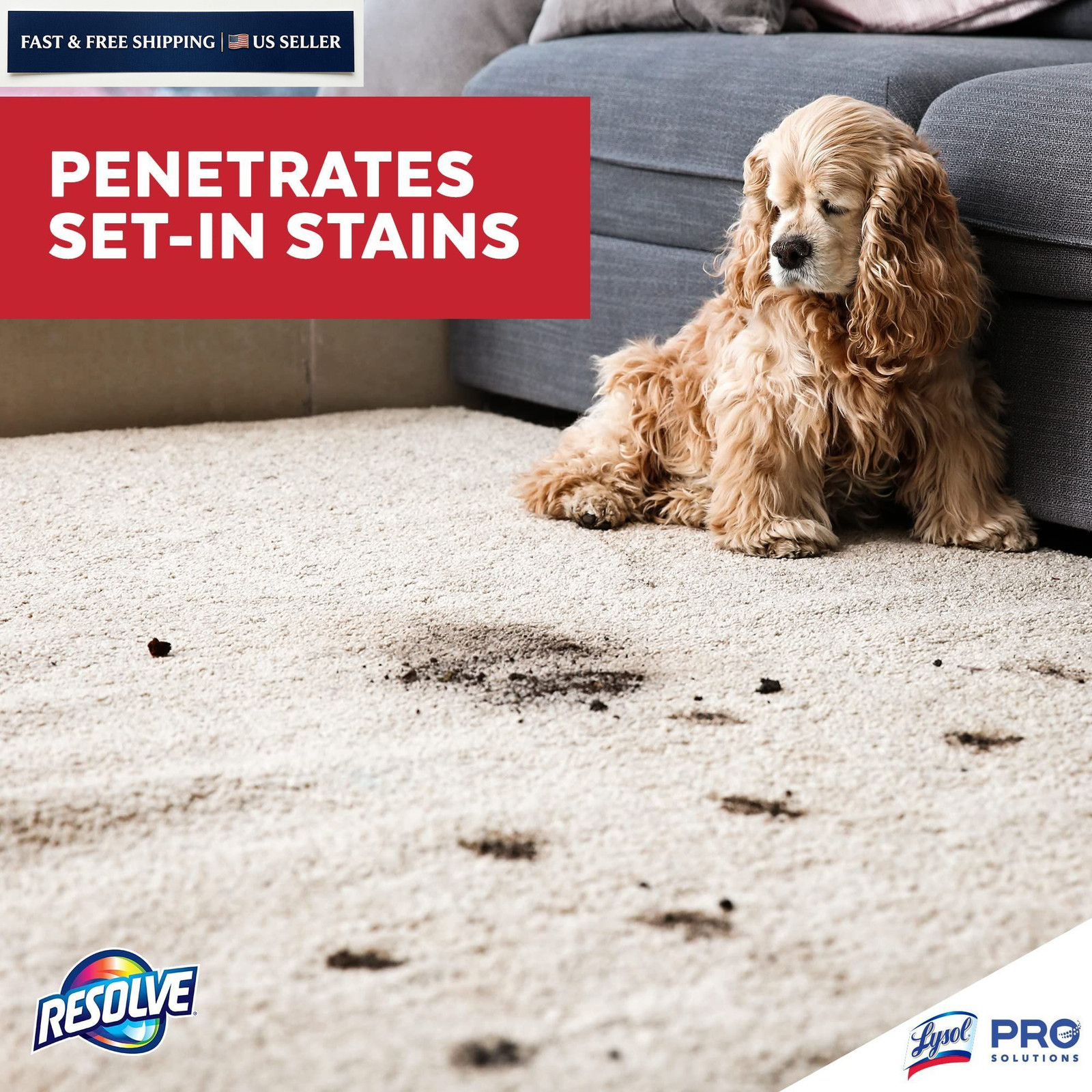 Resolve Professional Strength Spot and Stain Carpet 32 Fl Oz (Pack of 1), tan
