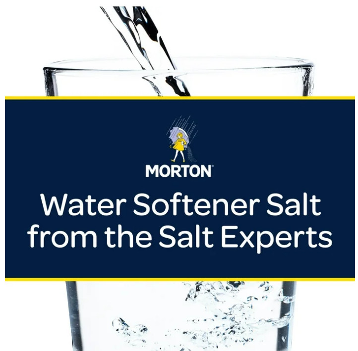 4 pack Morton Clean & Protect Rust Defense Water Softener Salt Pellets, 40lb Bag