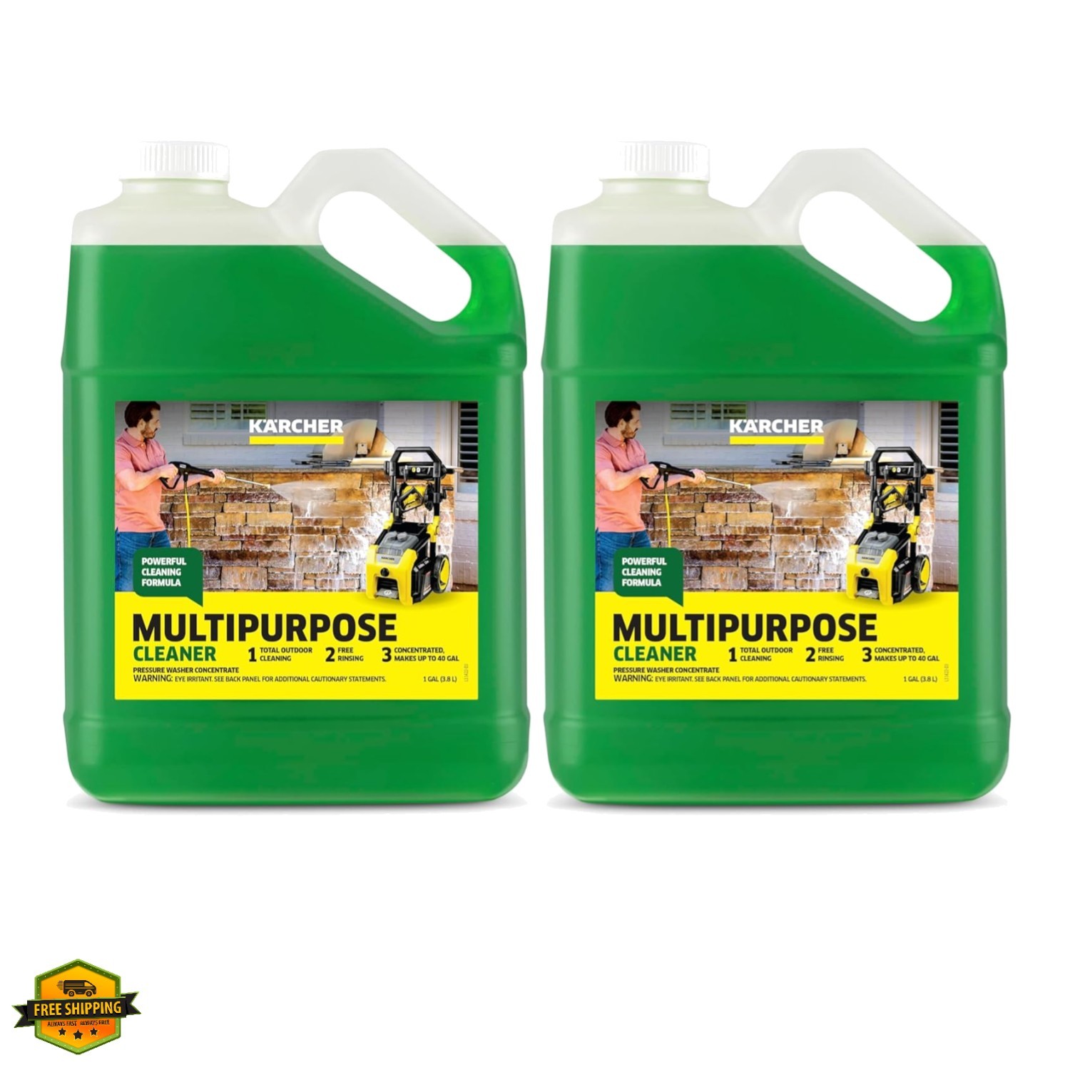 Multi Purpose Pressure Washer Detergent, Removes Dirt and Grime from Fences, …