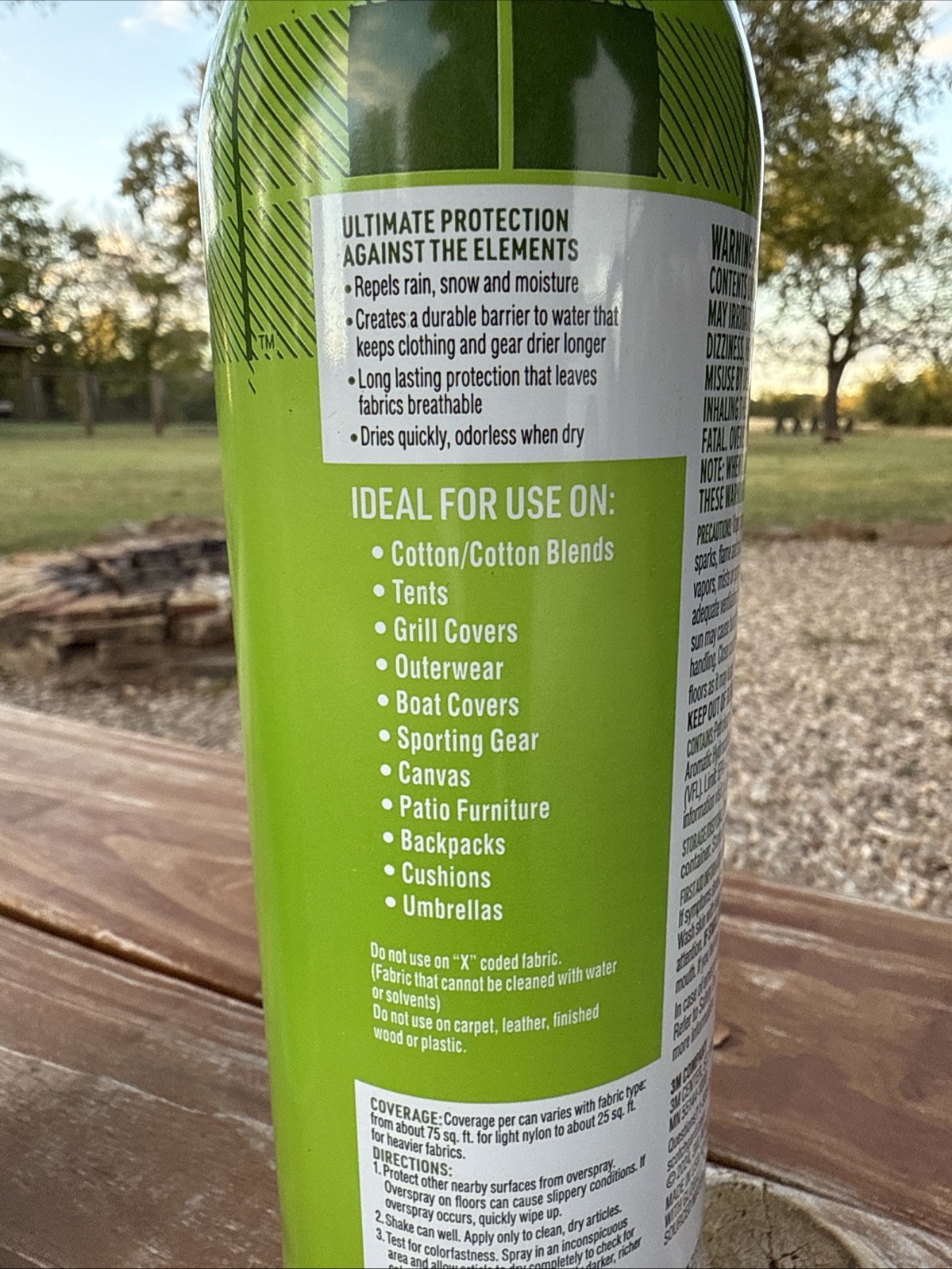 2 Pack Scotchgard Outdoor Water Shield, Water Repellent Spray for Outdoor 13 oz