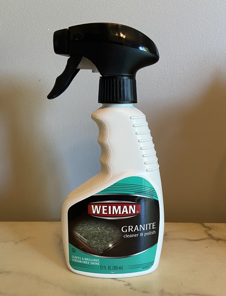 WEIMAN Granite Marble Quartz Cleaner & Polish 12 oz Spray Original Formula