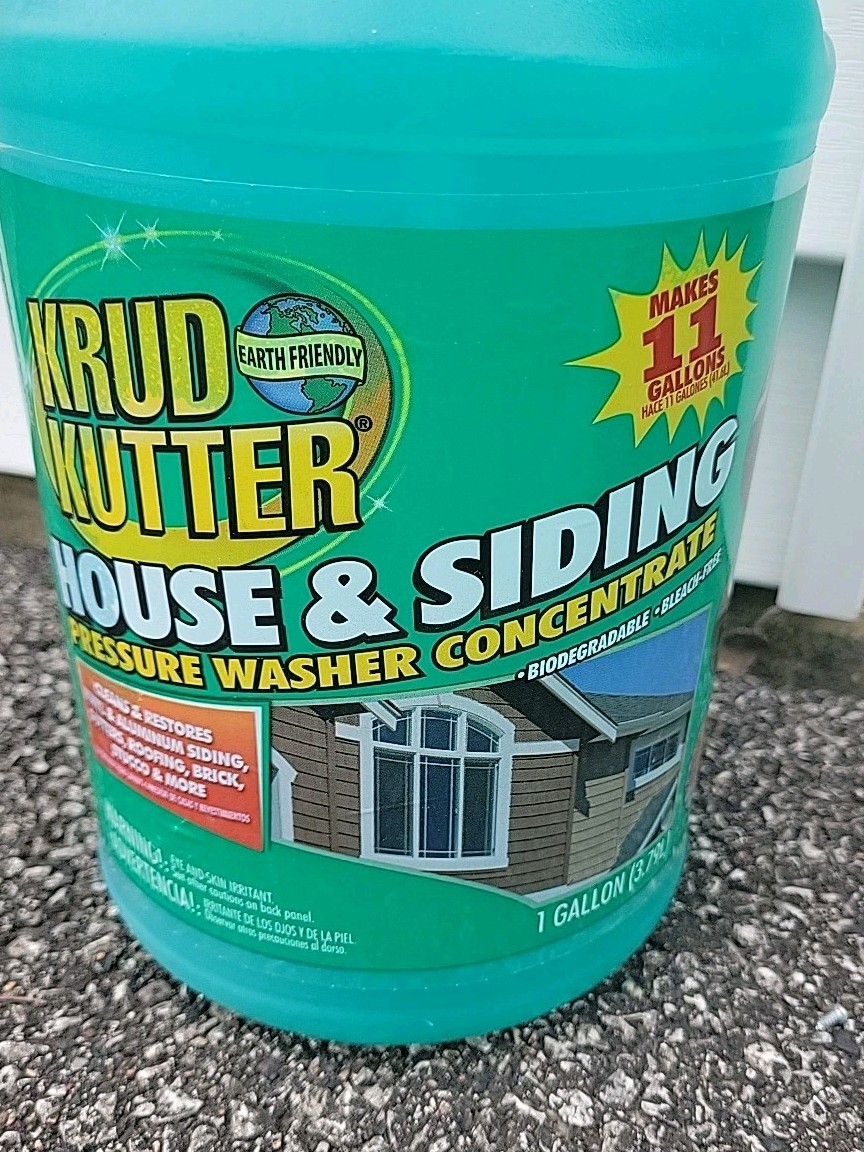 Krud Kutter House & Siding Cleaner Pressure Washer 1 Gallon Makes 11 Gallons