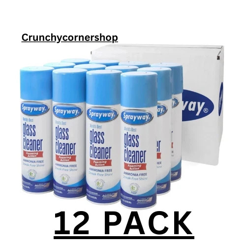 12 Pack Sprayway Glass Cleaner, 19oz FREE SHIPPING
