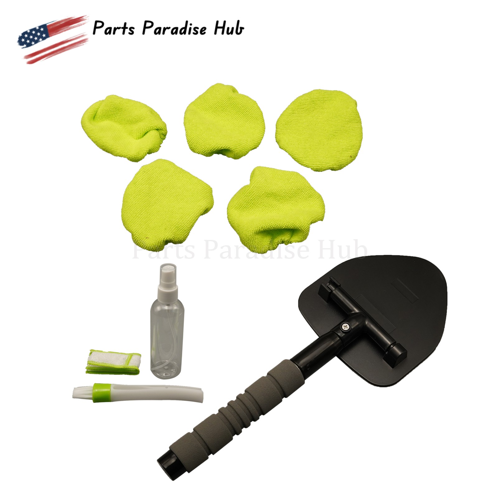 Cleaning Tool Kit Windshield Car Window Glass Wiper Cleaner Brush Pad Extendable
