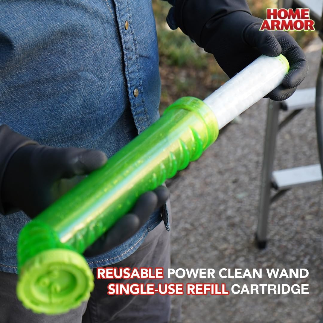 Power Clean Wand, Outdoor Cleaning System, Blasts Away Stains from Mold, Mildew,