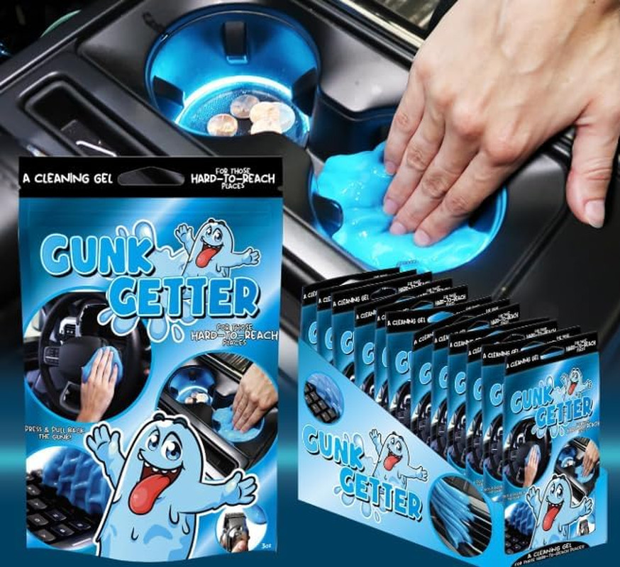 Cleaning Gel for Those Hard to Reach Places, Automotive Cup Holder Electronic Ke