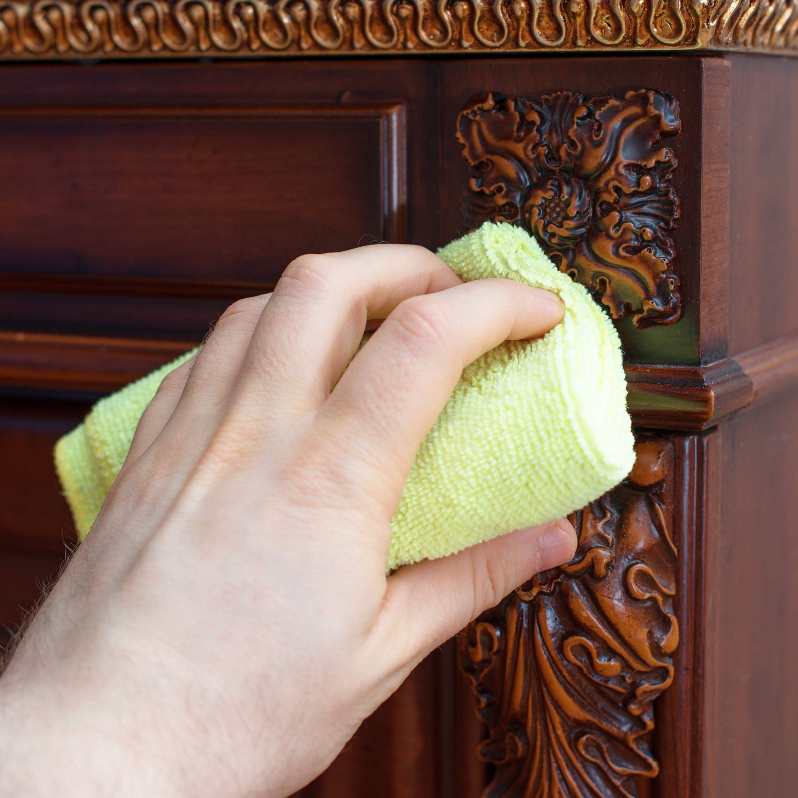 Natural Beeswax Lemon Oil Wood Furniture Polish 8 Oz Hypoallergenic Safe