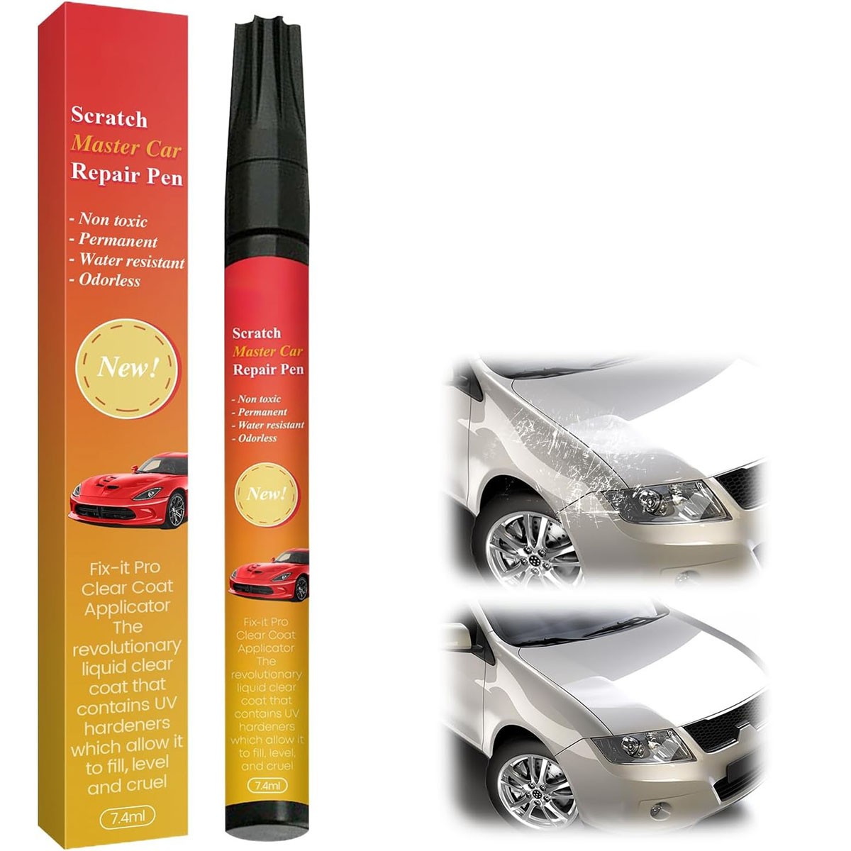 1~3Pcs Magic Car Scratch Removal Pen,Car Paint Scratch Remover Pen For All Cars