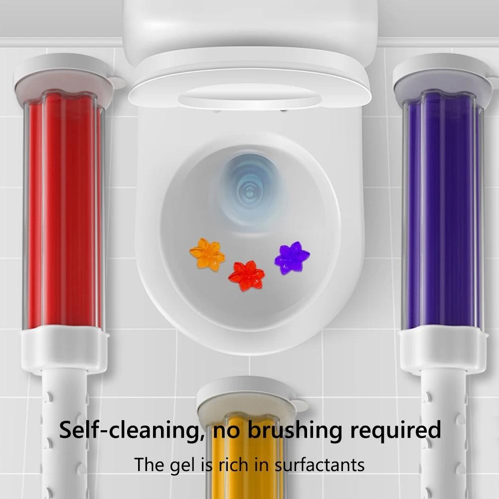 Toilet Cleaner Gel – Odor Remover Floral Scent Household Bathroom Freshener