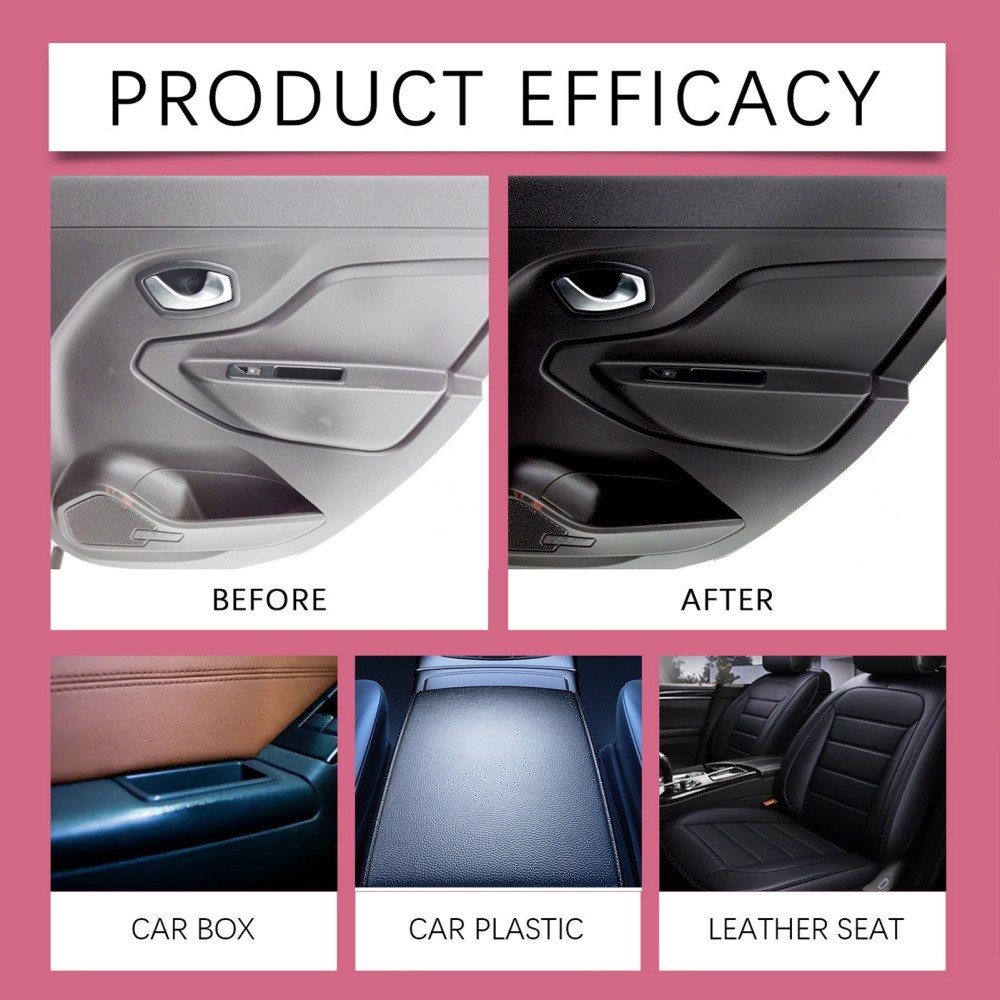1~5 Pack Polishing Cleaner Car Interior, Car Interior Detailer and Cleaner 100ml