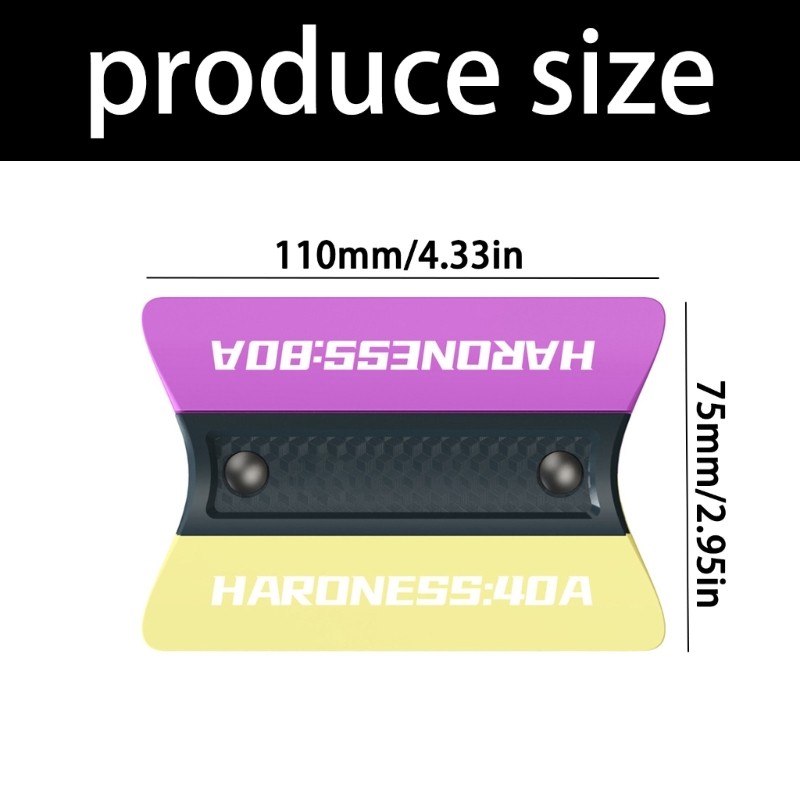 Squeegee Kit Heat Resistance Vinyls Installation Tool Ergonomic Grip Easy Use