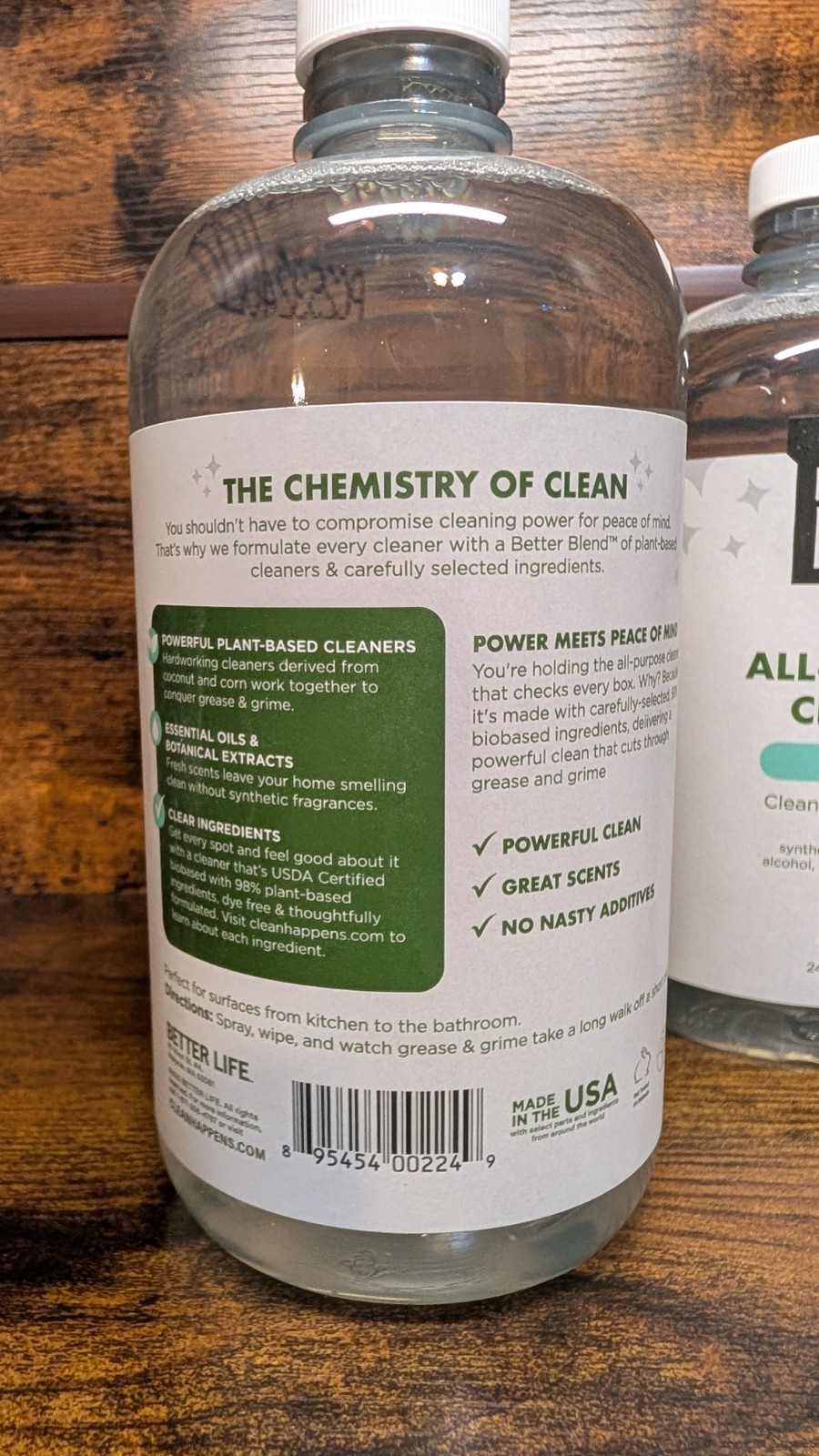 Better Life All Purpose Cleaner Filth Fighting Cleaning Spray 2 Pack 24oz each