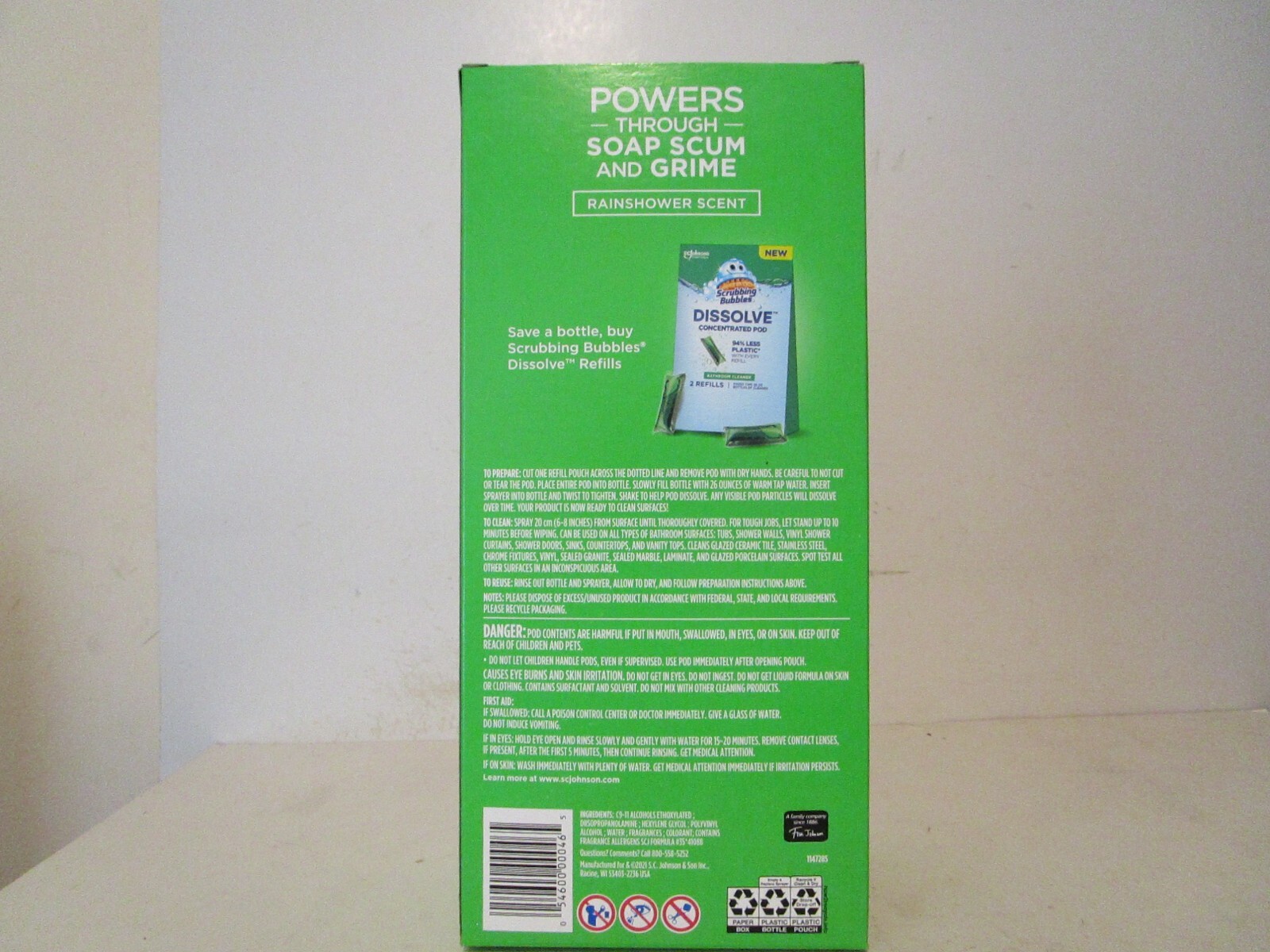 Scrubbing Bubbles Dissolve Concentrated Pod Bathroom Cleaner Starter Kit