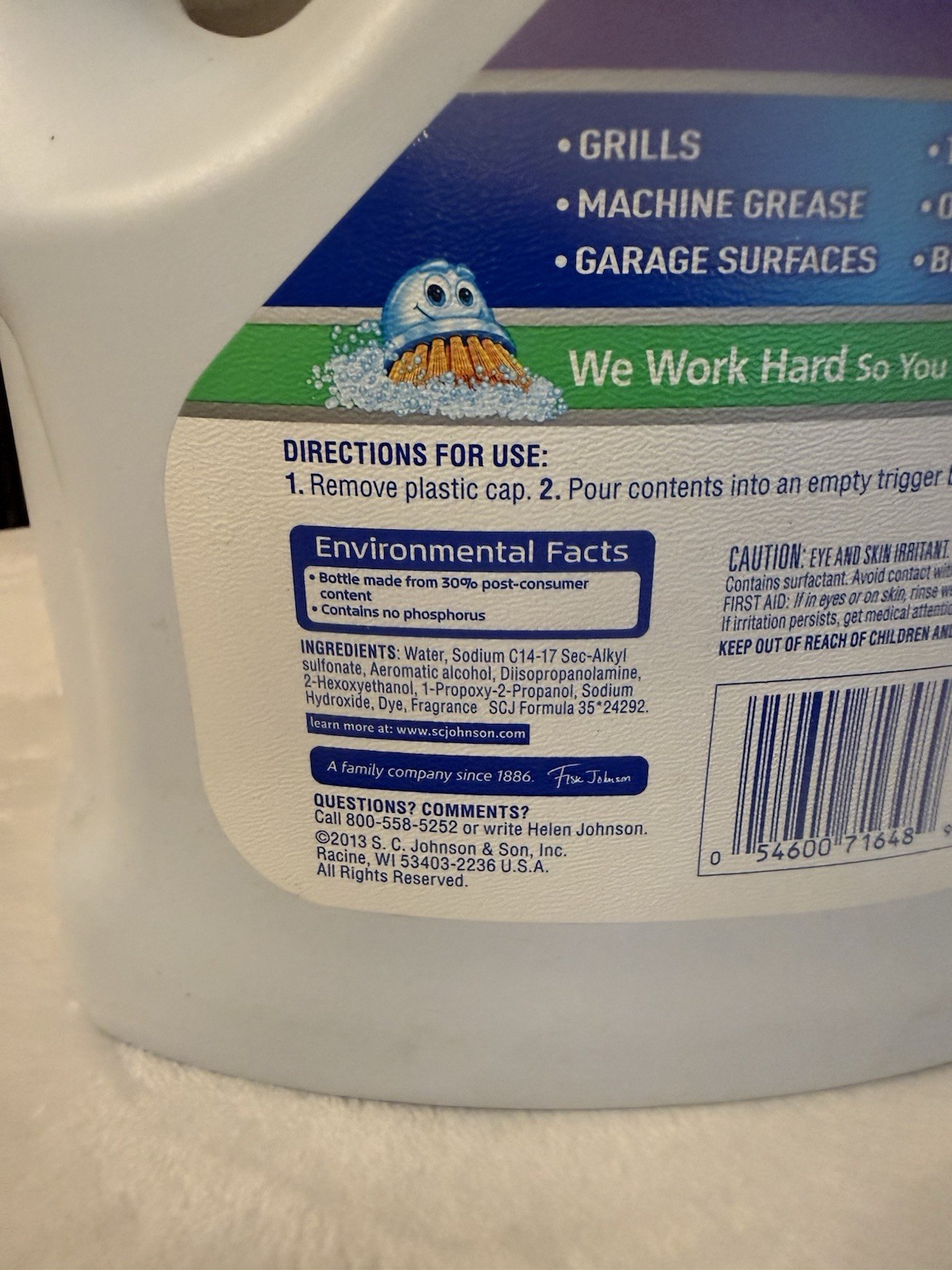 Fantastik Scrubbing Bubbles Max Grease Cleaner Outdoor 1 Gal. 128 fl oz 3.78 L