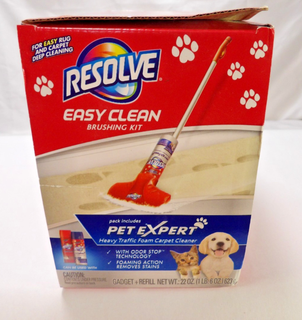 NEW Resolve Easy Clean Pet Expert Brushing Kit Heavy Traffic Carpet Cleaning