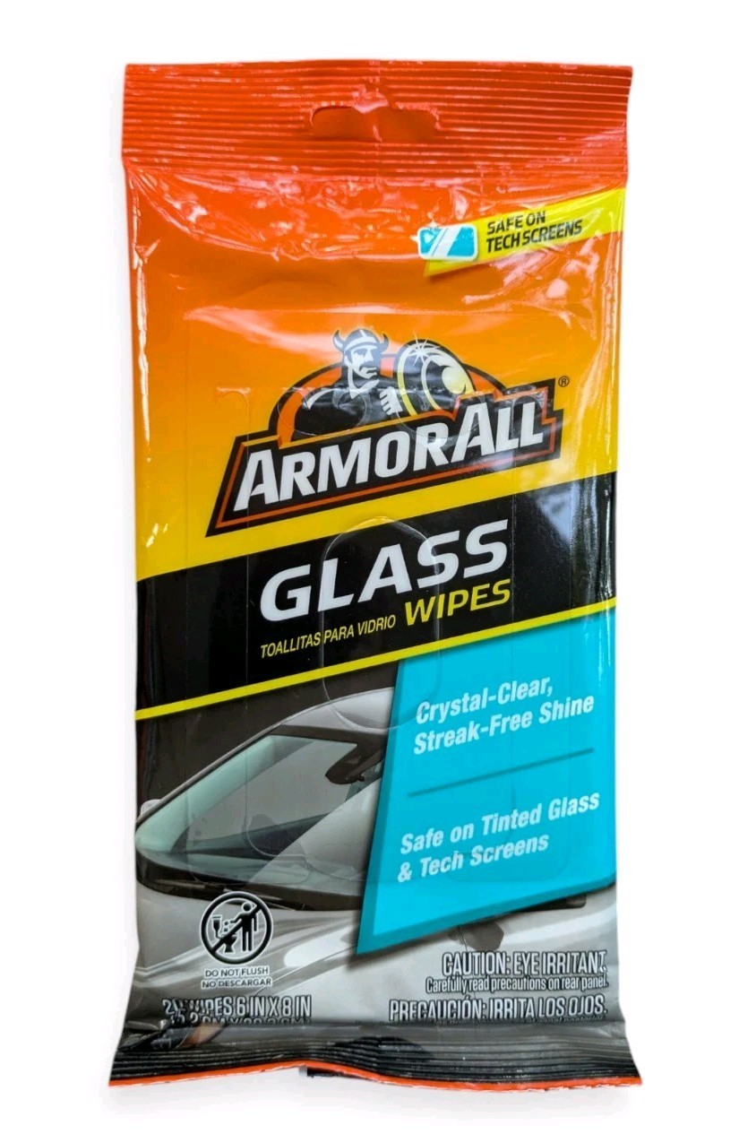 Armor All 3 Piece Set Protectant Spray Glass Wipes Cleaning Wipes