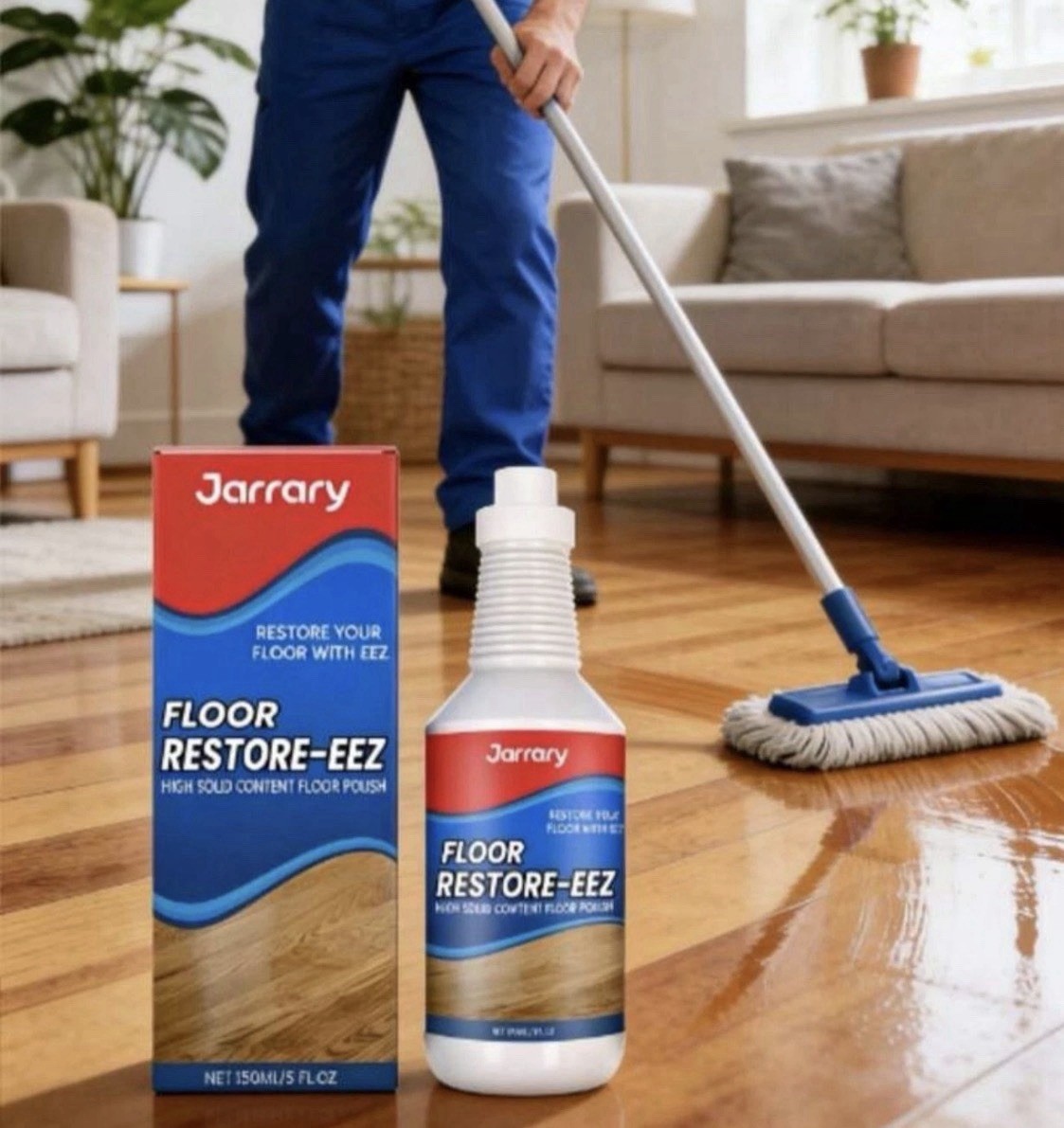 Jarray Floor Restore-eez 5fl oz High Solid Content Floor Polish Lot Of 3 5 Oz Ea