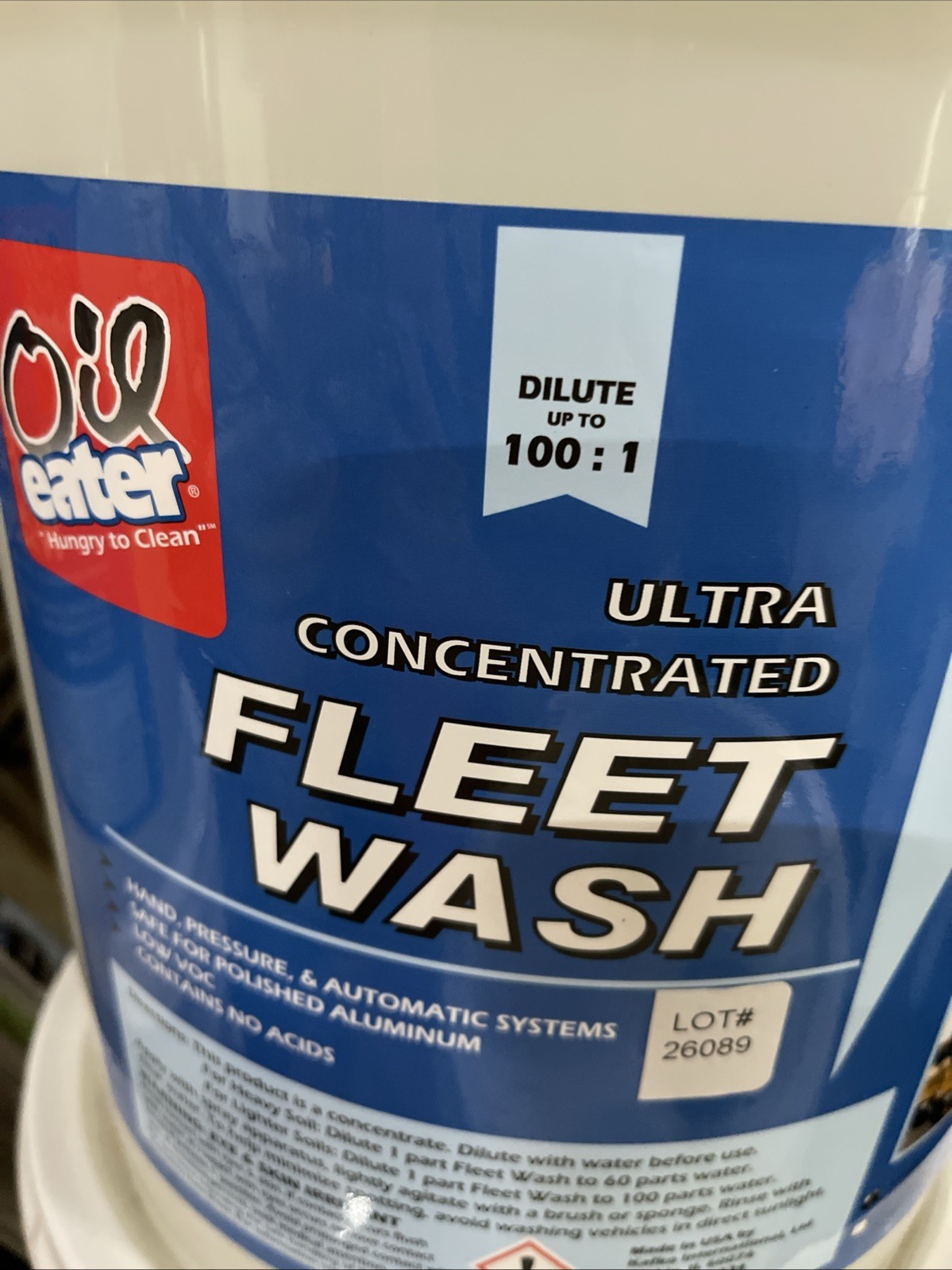 OIL EATER FLEET WASH 5 GALLON PAIL