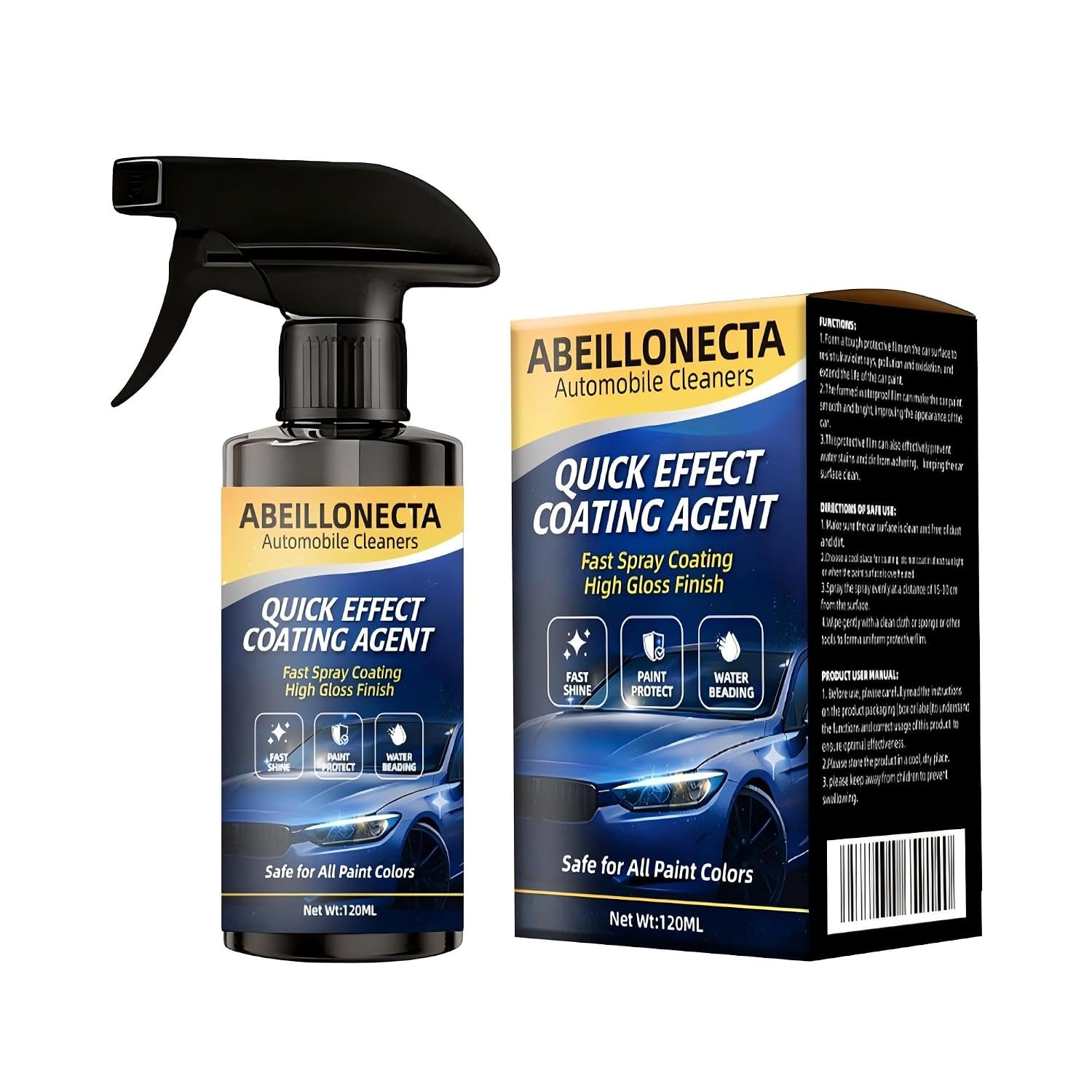 Car Coating Spray Paint Protection Agent for Automobile Cleaning and