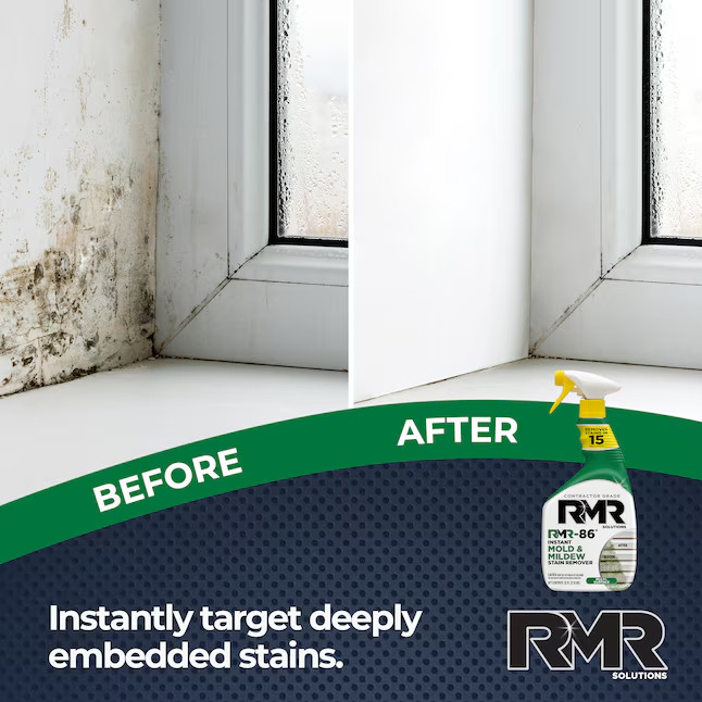 RMR Solutions 32 oz Mold & Mildew Stain Remover indorr/Outdoor/Bathroom Cleaner