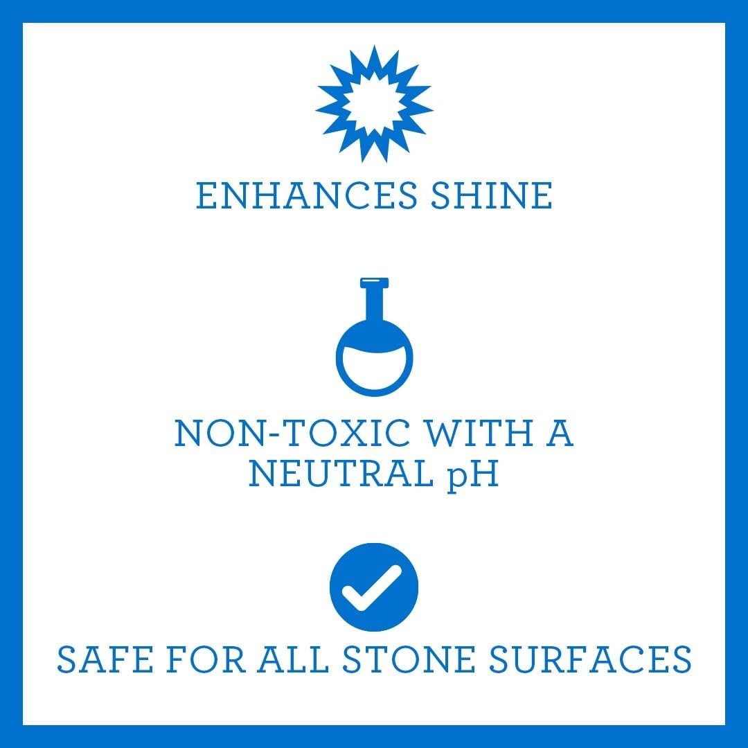 Granite Cleaner & Polish – Streak-Free Gallon Refill for Pristine Stone Surfaces