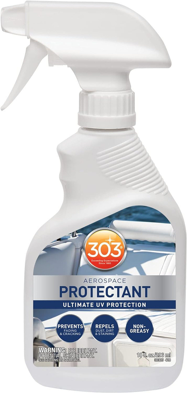 303 Marine Aerospace Protectant, UV Shield for Boat, Auto, & Outdoor, 10 oz