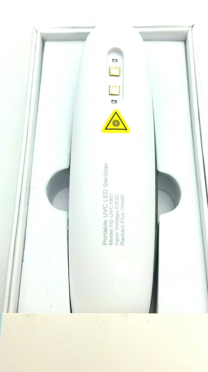 1-UV Led Portable Disinfection Sterilizer Light UVC Rechargeable Home US SELLER