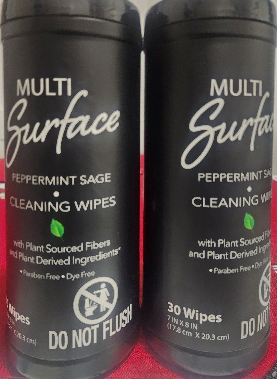 Peppermint Sage Multi surface Cleaning wipes