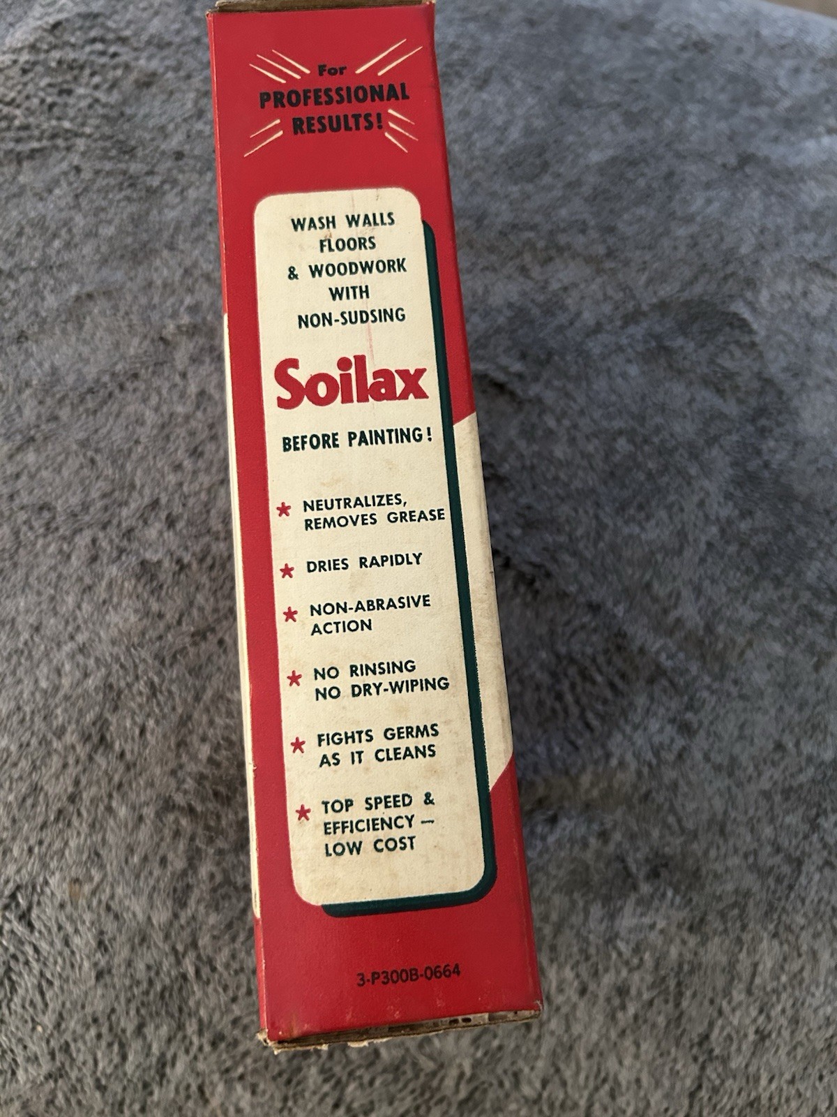 Soilax Vintage Powdered Cleaner Wall Floor 3 Lb Box Collectible Vintage 1965