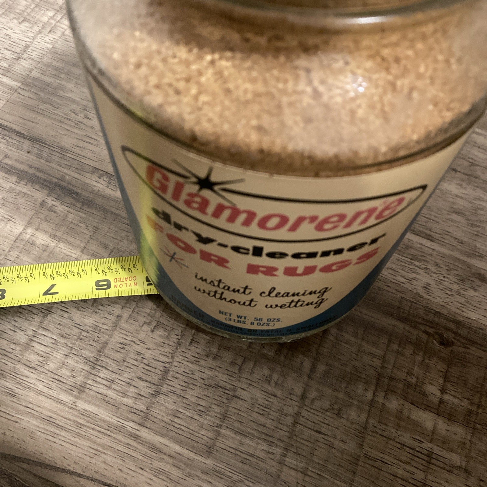 VTG Glamorene Rug Dry Cleaner MCM Household Cleaning Products 56oz Full Prop
