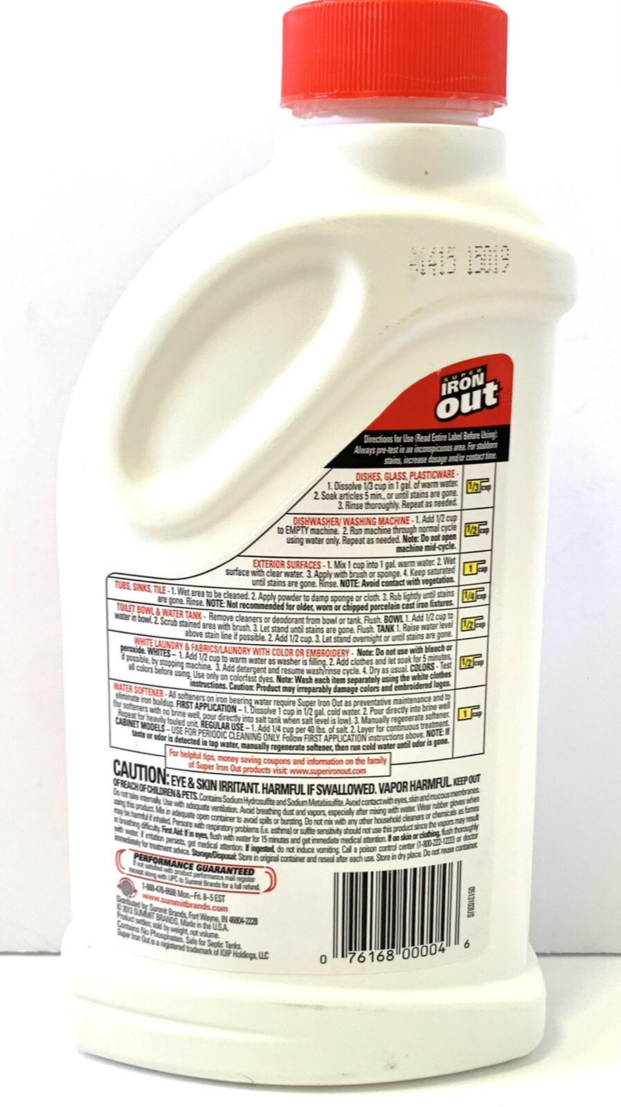 (1) Super Iron Out Rust Stain Remover 1 lb 12 oz SUPER Original Formula – NOS