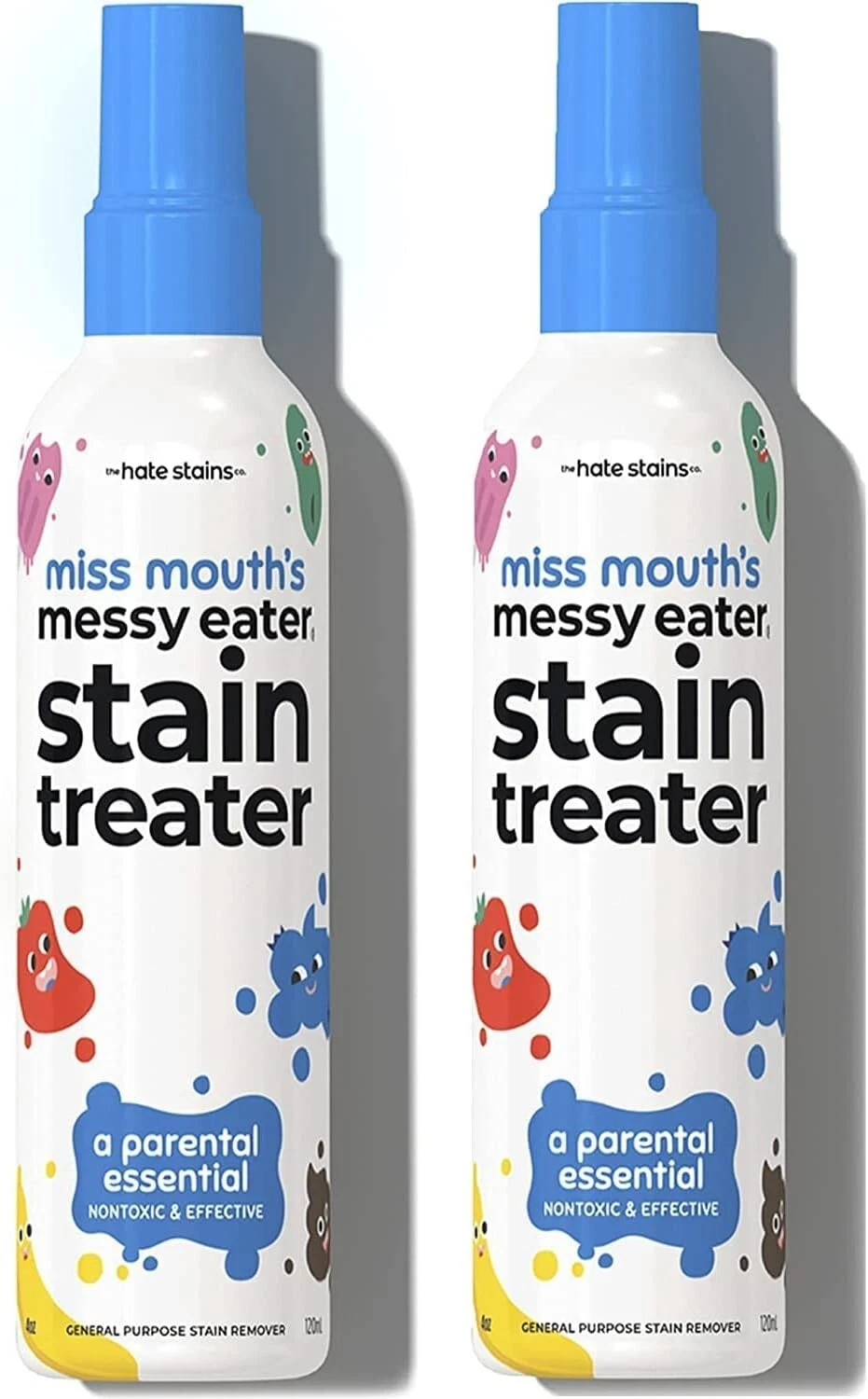 Miss Mouth’S Messy Eater Stain Treater Spray – 4Oz 2 Pack Stain Remover – Newbor