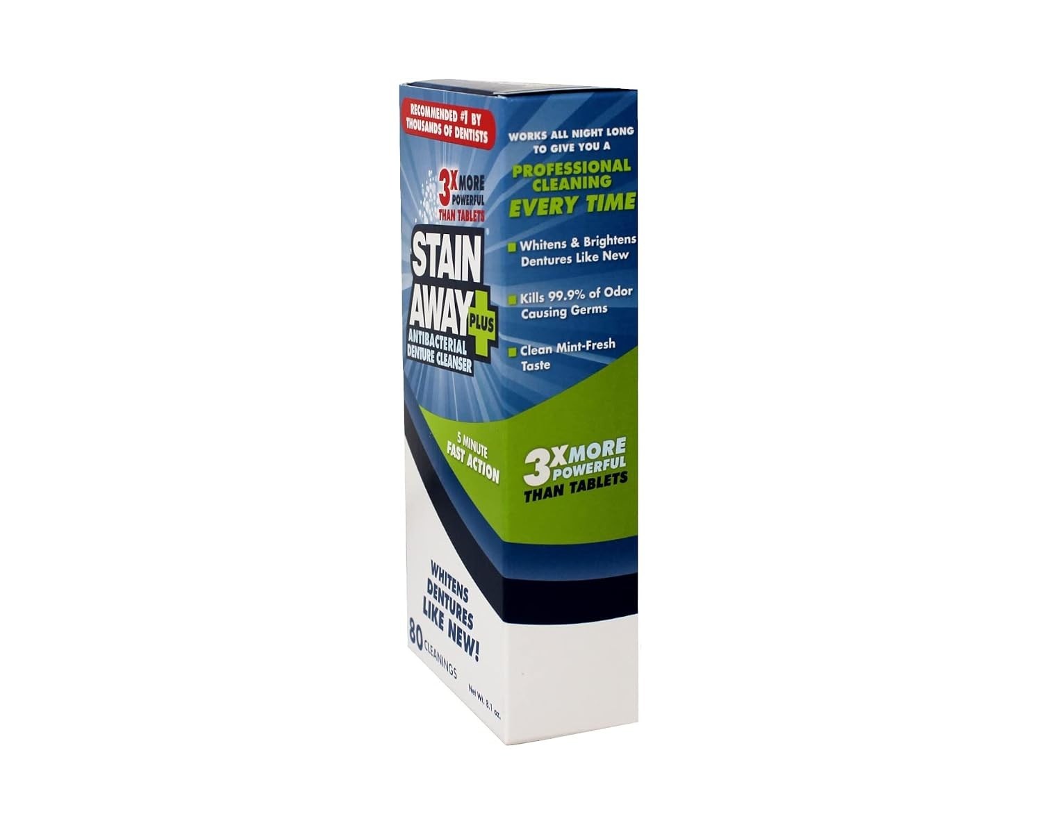 StainAway Plus: 99.9% Bacteria Killer – Minty Fresh