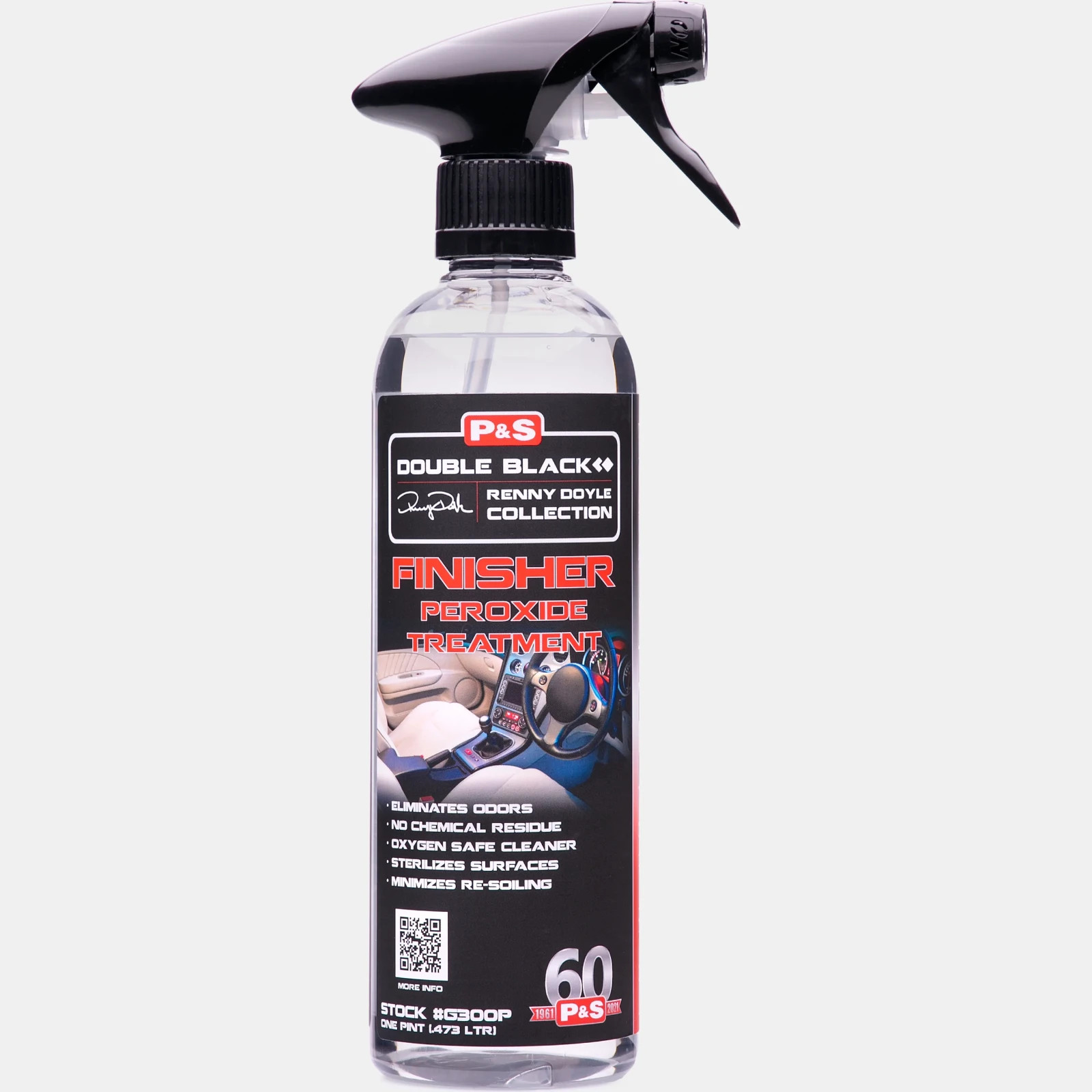 P&S Finisher Peroxide Treatment – Interior Odor & Stain Eliminator 16 Fl Oz
