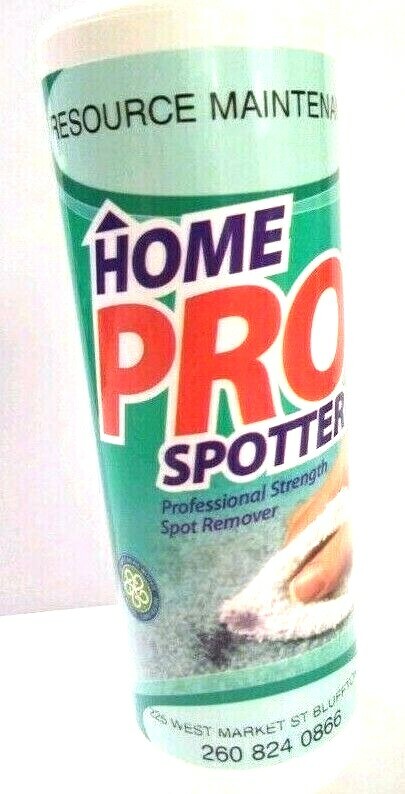 12oz. HOME PRO SPOTTER PROFESSIONAL CARPET SPOT REMOVER BRAND NEW BOTTLE