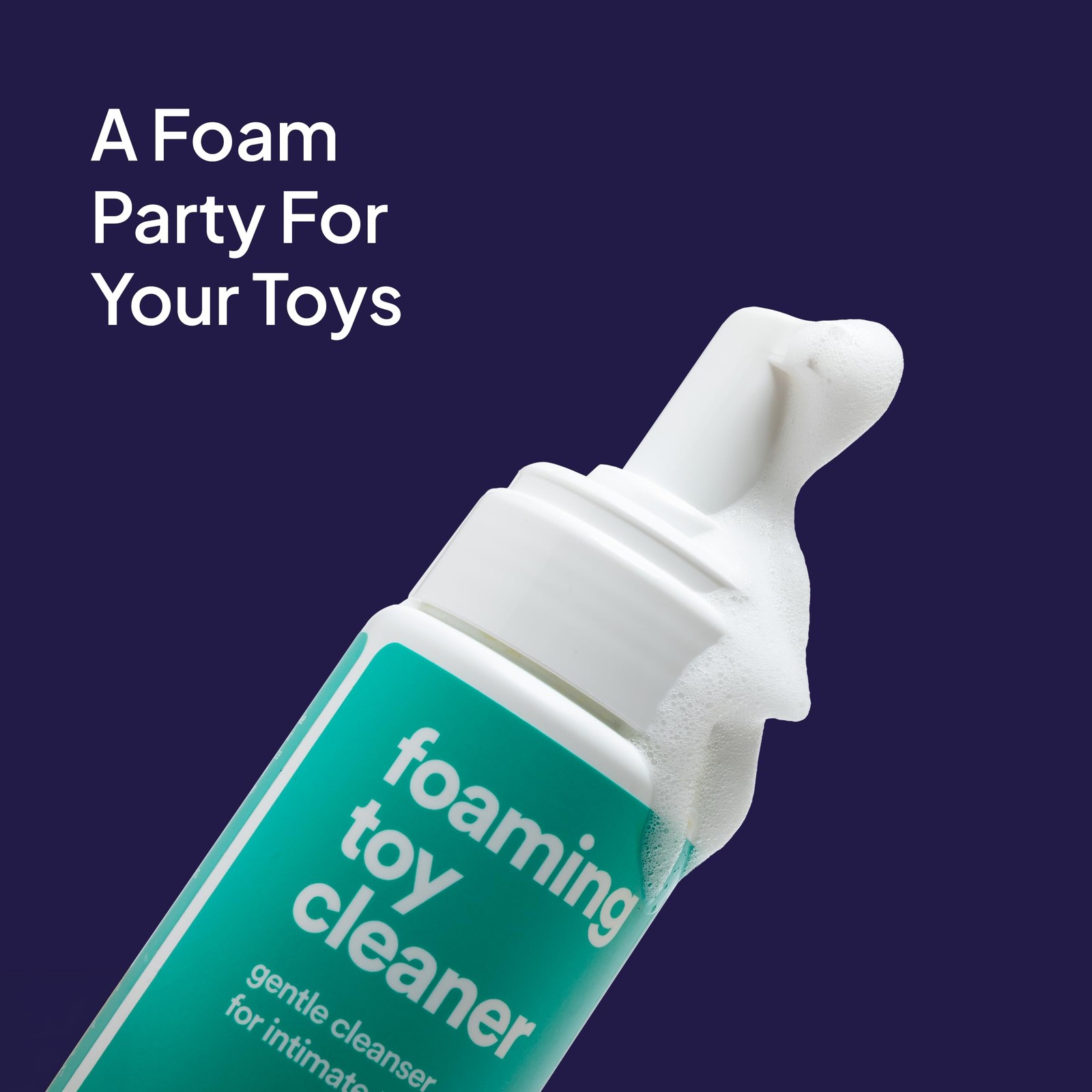 Hello Toy Cleaner, Adult Toy Cleaner with Easy to Use Pump, Natural Gentle Fo…