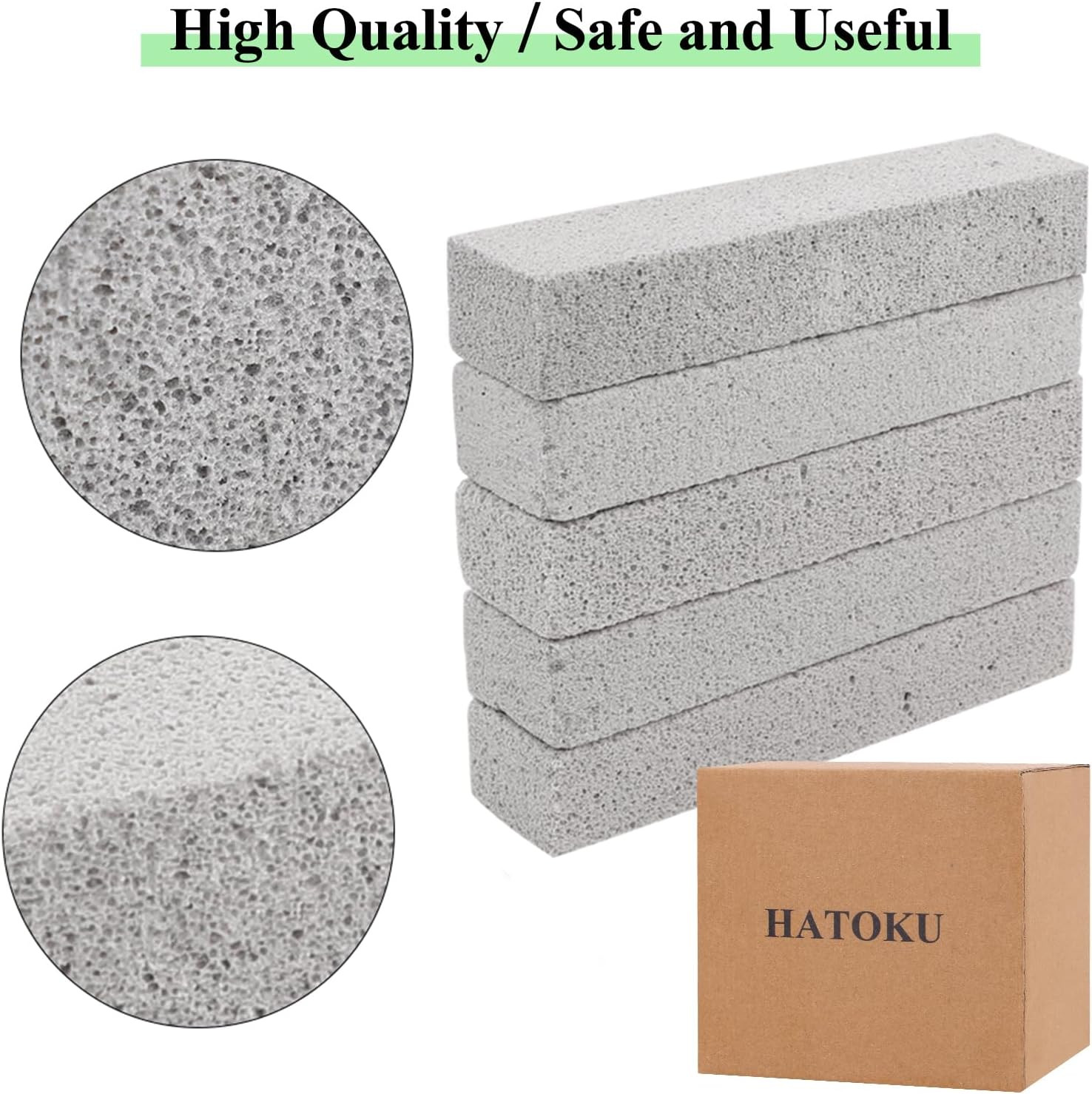 25 Pieces Pumice Stone Toilet Bowl Cleaner, Pumice Scouring Stick Remove Hard Wa
