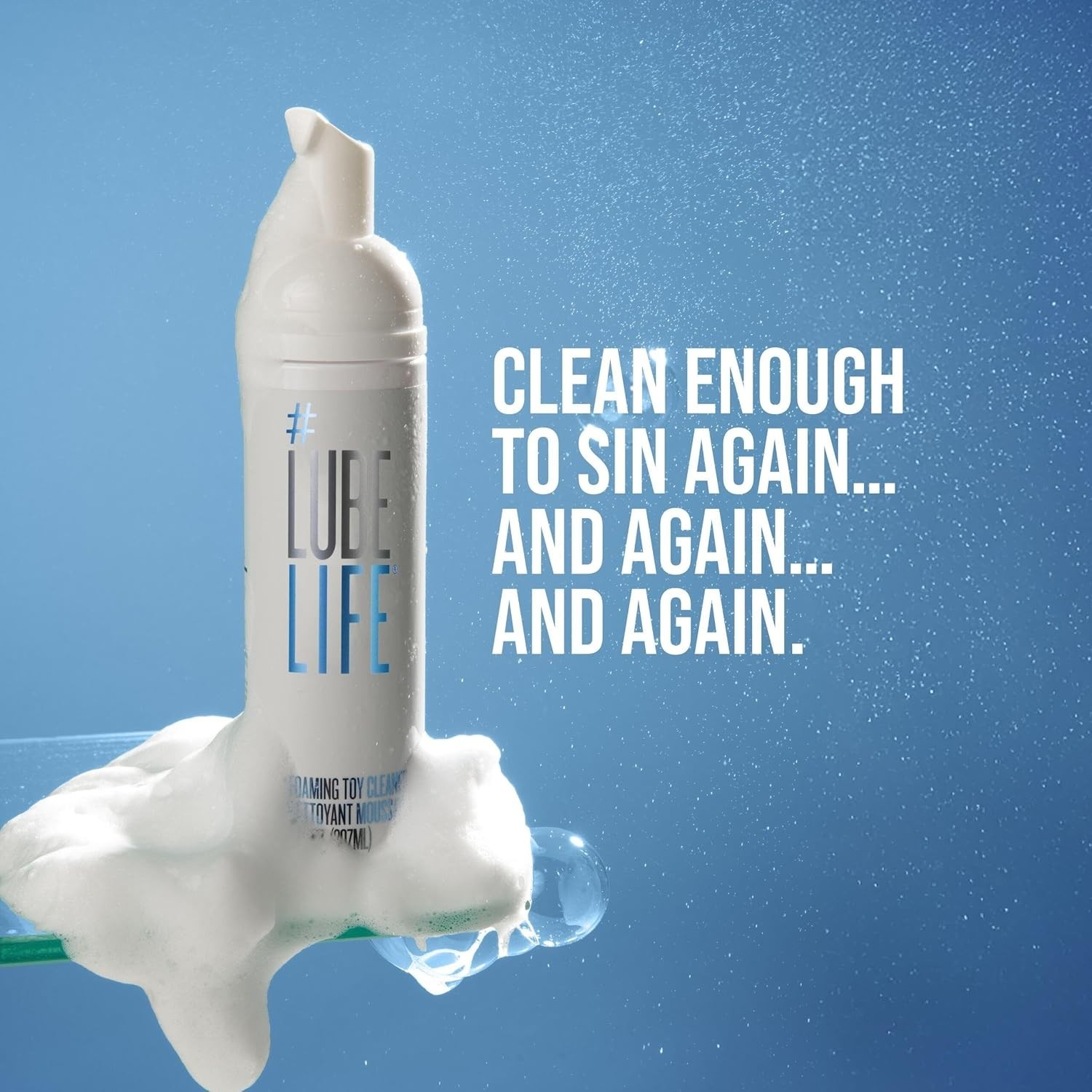 ToyLife LUBELIFE Foaming Toy Cleaner 7oz Pump Personal Toy Cleaning Foam