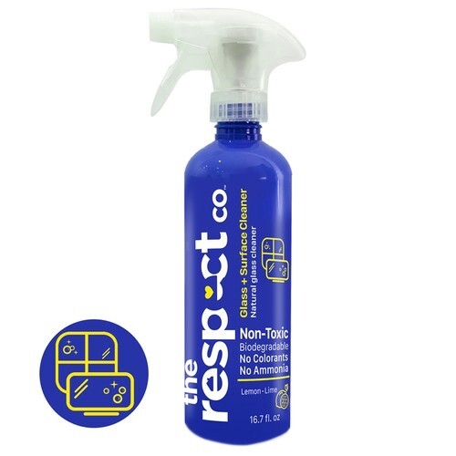 Respect Natural Glass Cleaner | non-toxic, biodegradable, no colorants/ammonia