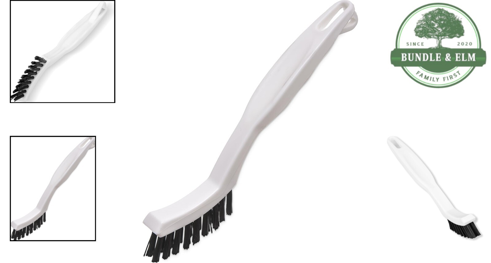 Nylon Grout Brush 8 Inches Crevice Cleaner Tough Stains Bathroom Shower Tile
